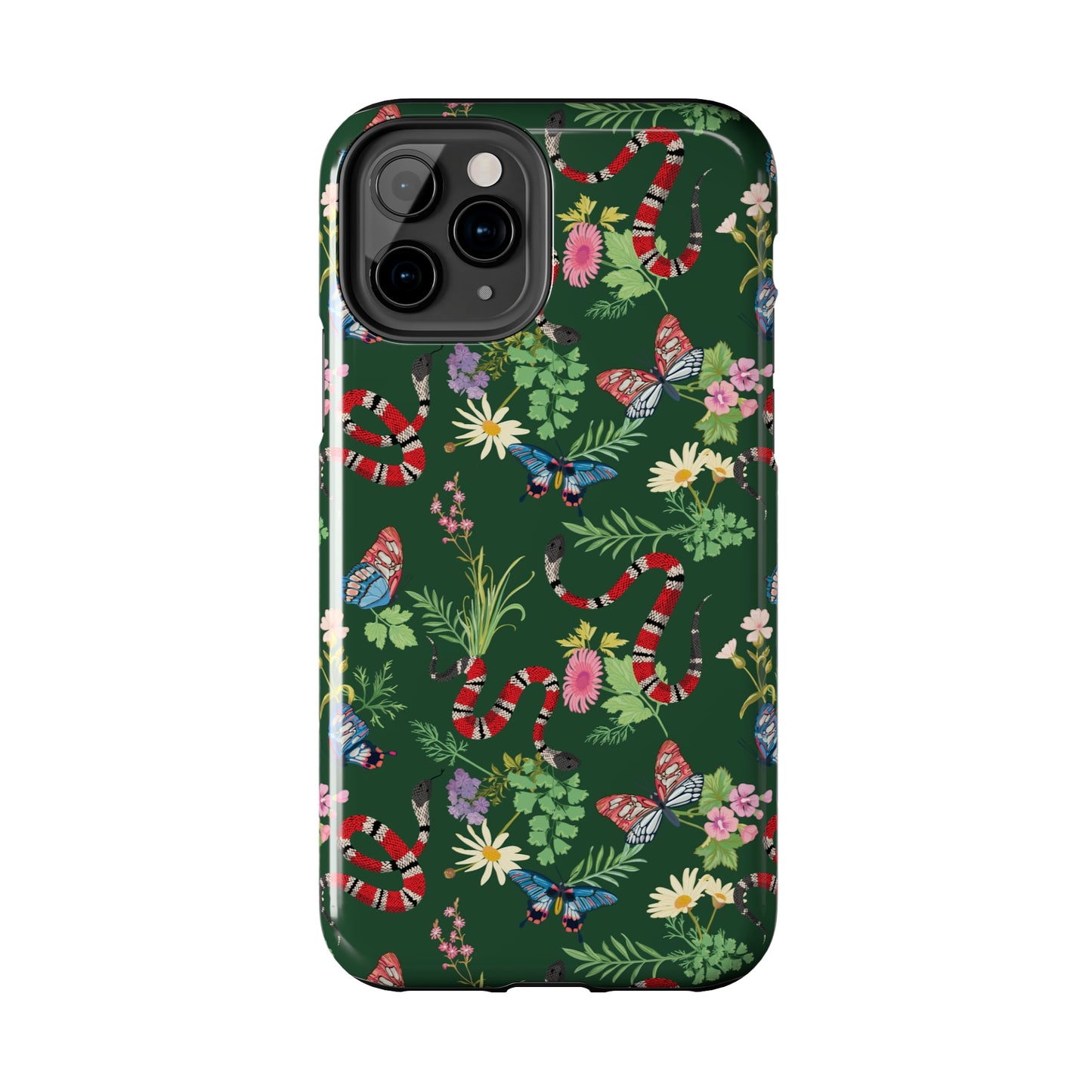 Tropical Chaos Pattern Tough iPhone Case