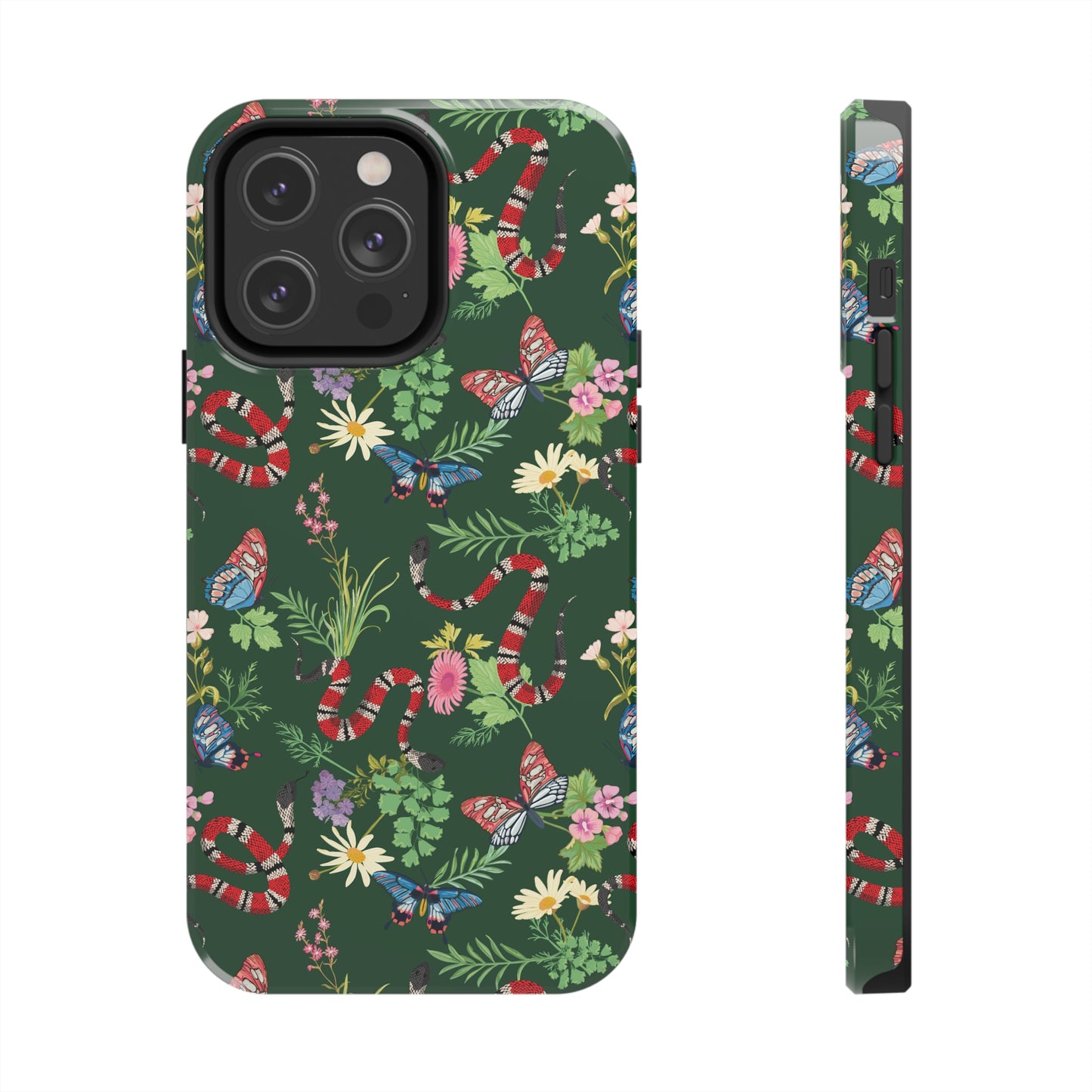 Tropical Chaos Pattern Tough iPhone Case