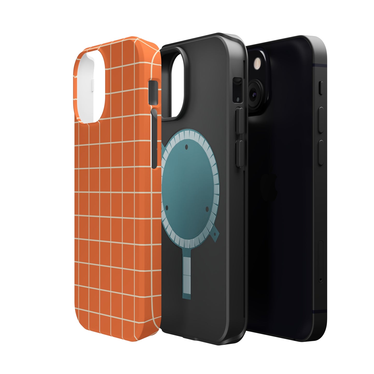 Tangerine Grid MagSafe Tough Case