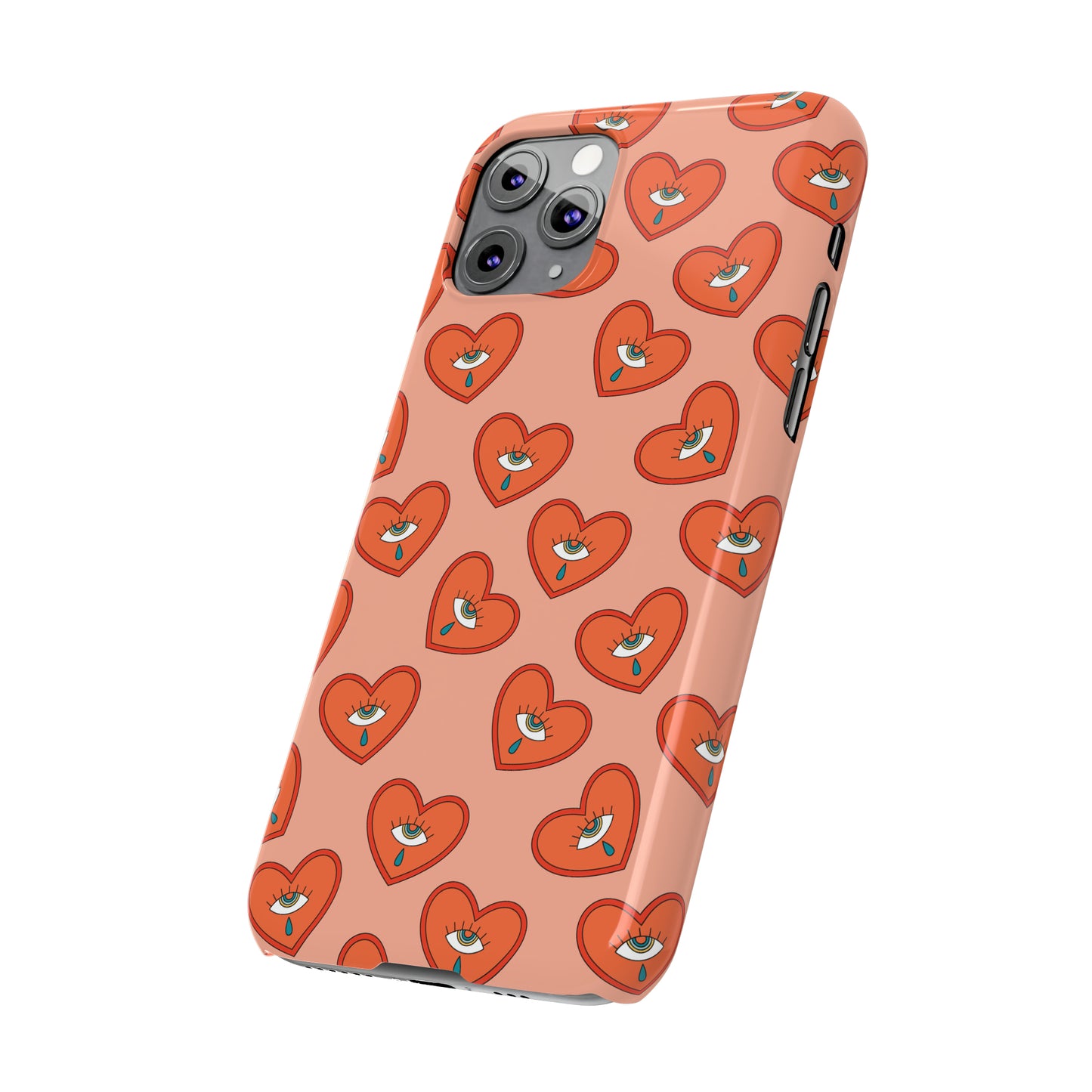 Psychedelic Heart Snap Case