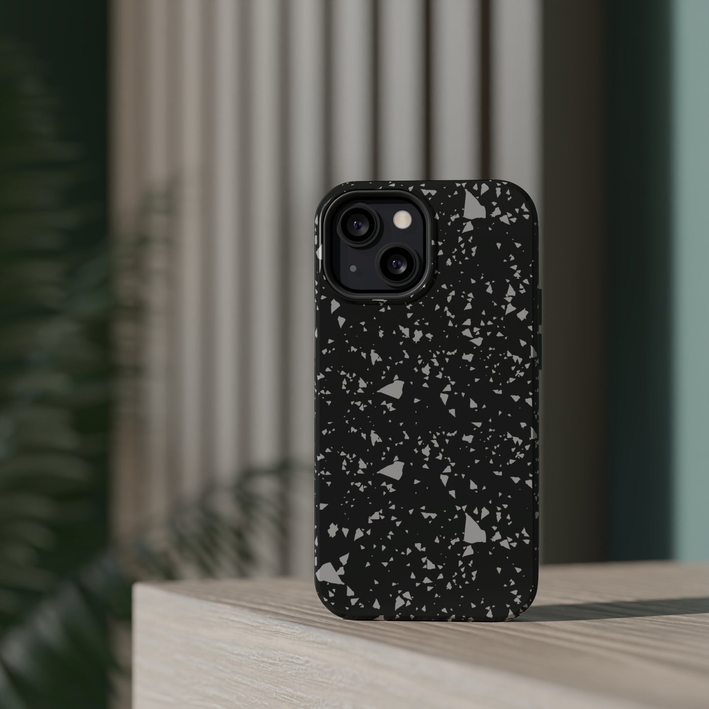Black Terrazzo MagSafe Tough Case