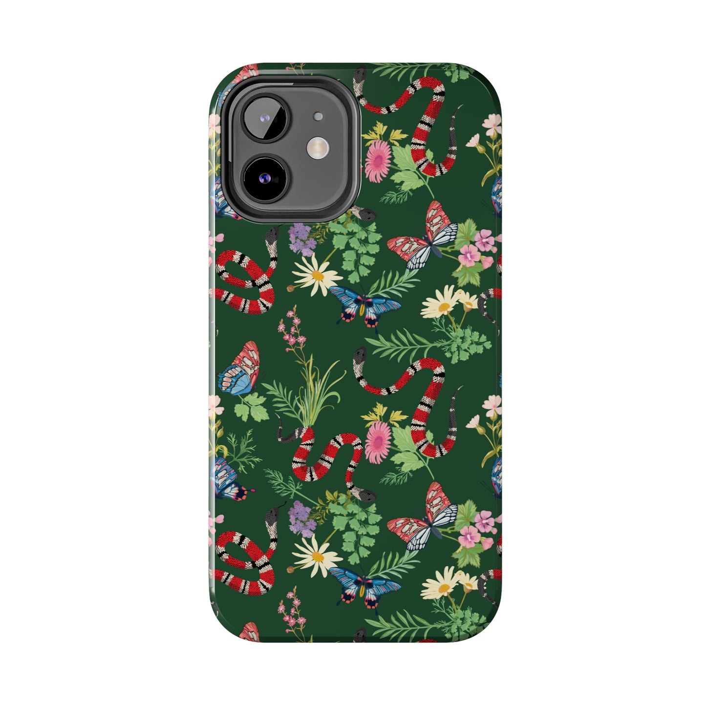 Tropical Chaos Pattern Tough iPhone Case