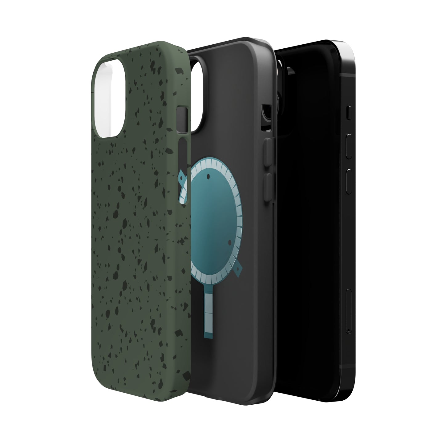 Olive Green Terrazzo MagSafe Tough Case
