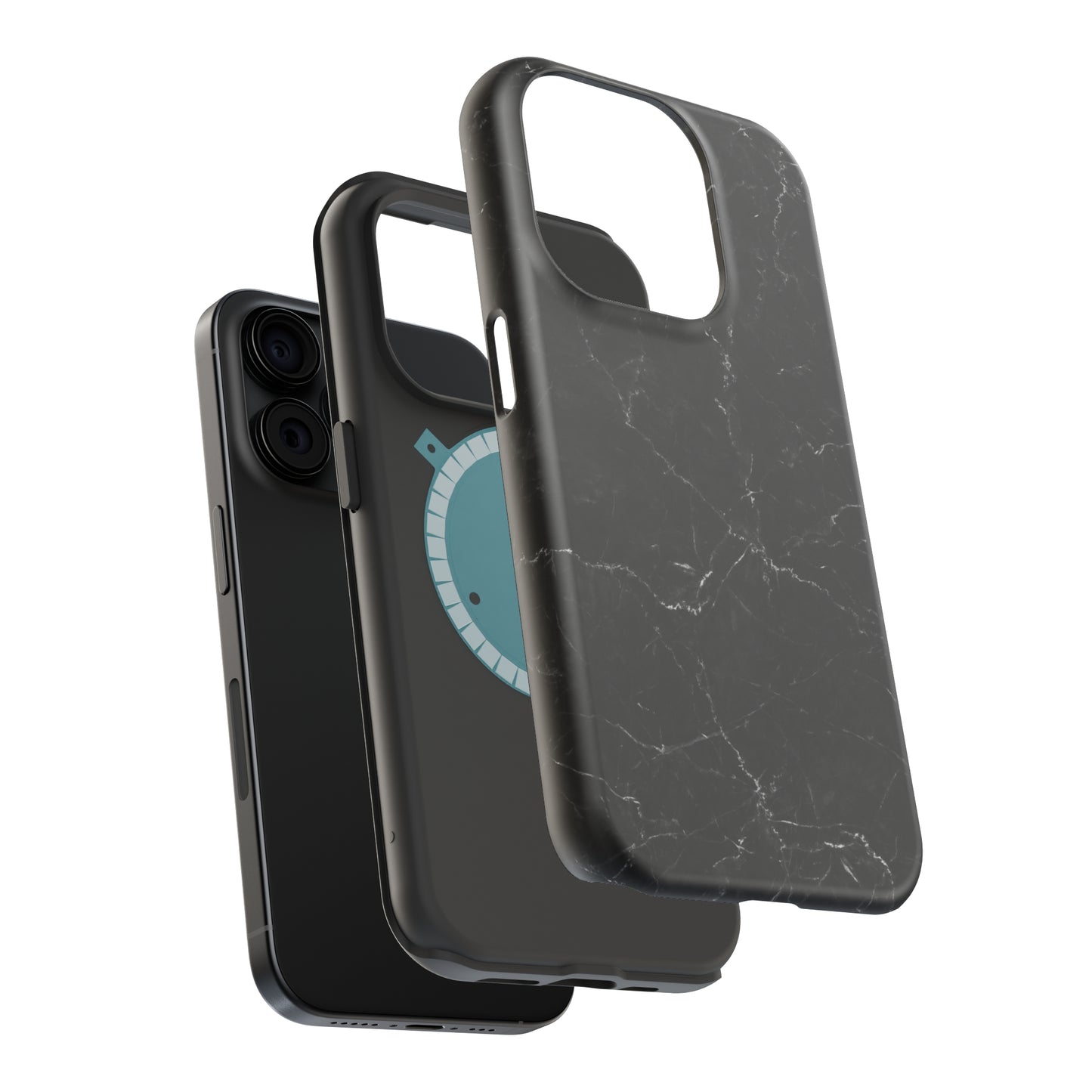 Marquina Black MagSafe Tough Case