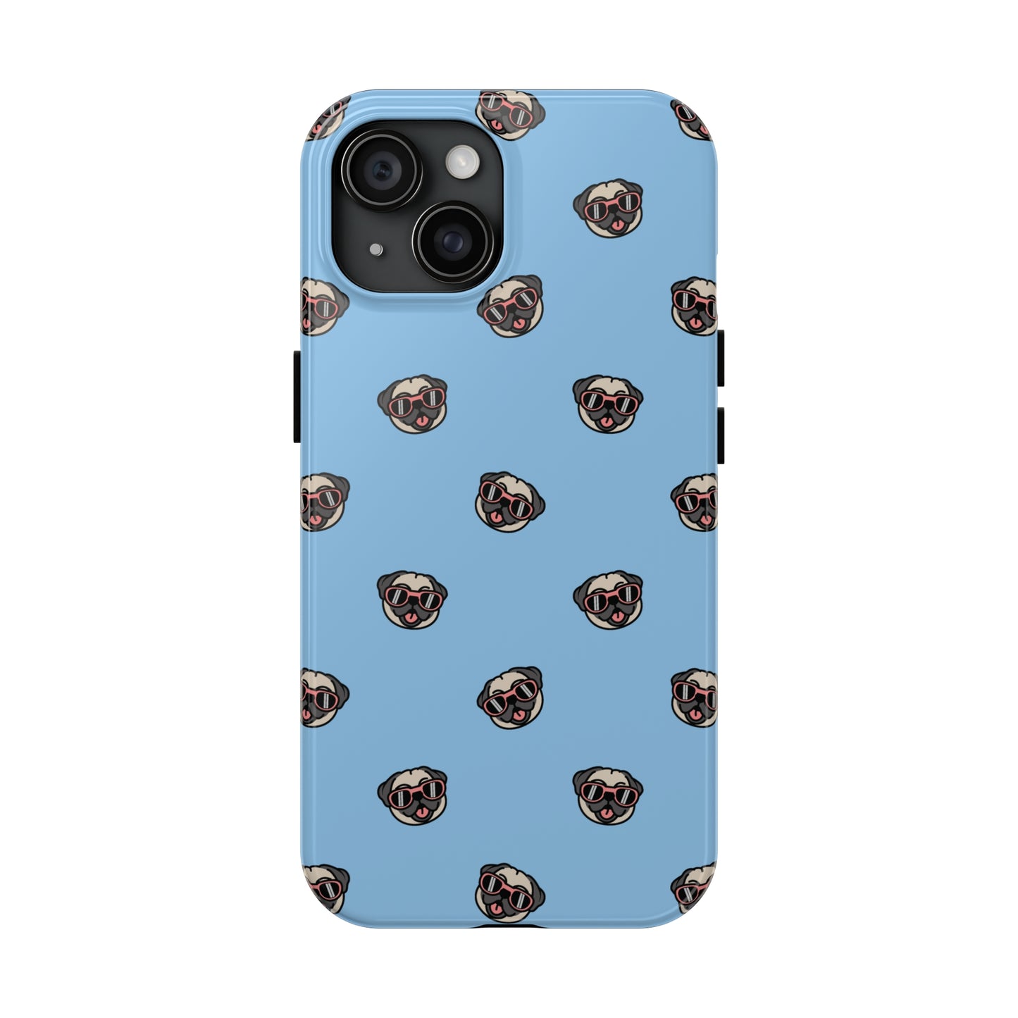 Pug Pattern Tough iPhone Case