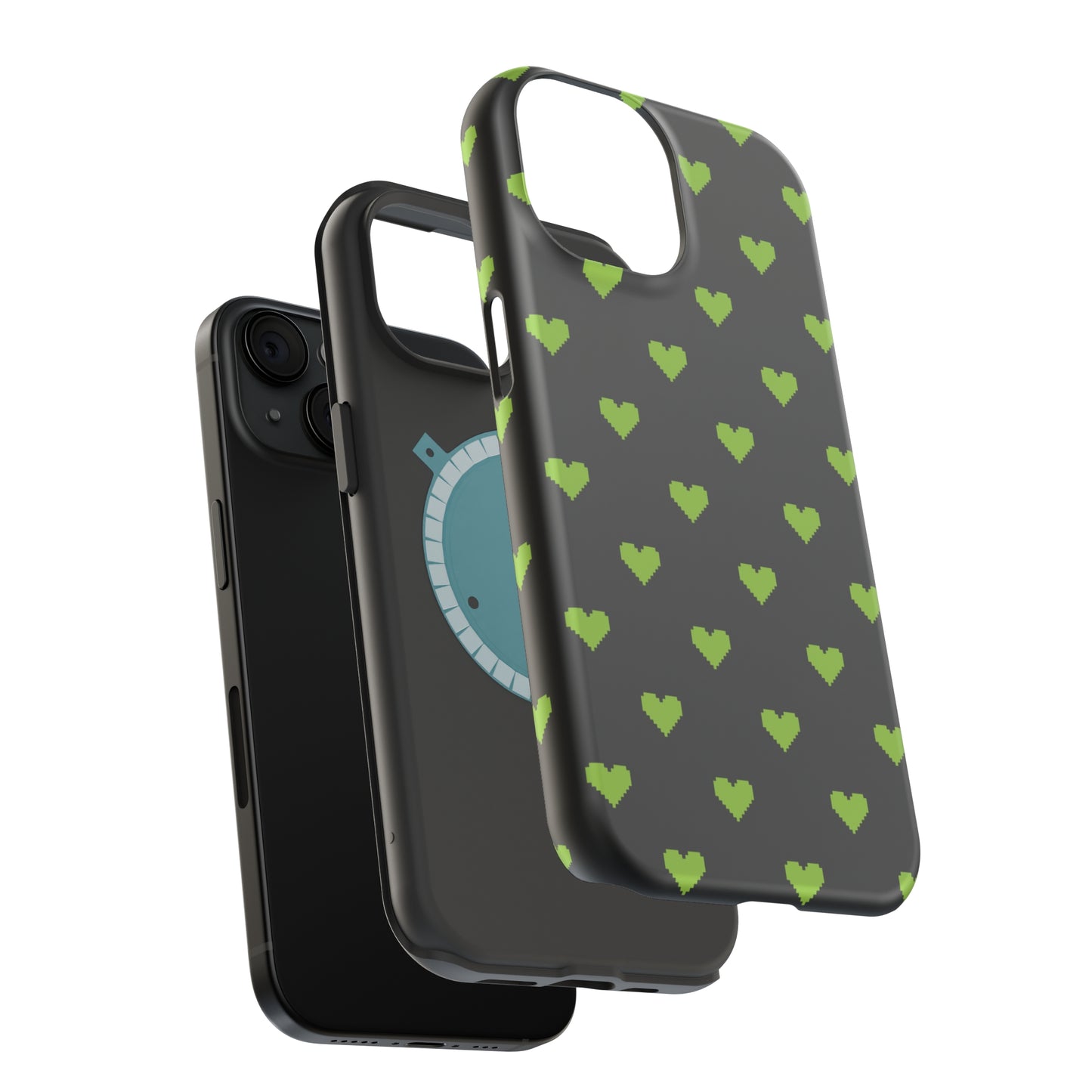 Pixelated Heart MagSafe Tough Case