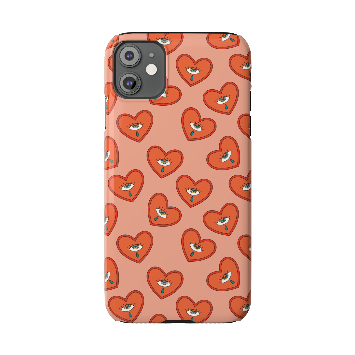Psychedelic Heart Snap Case