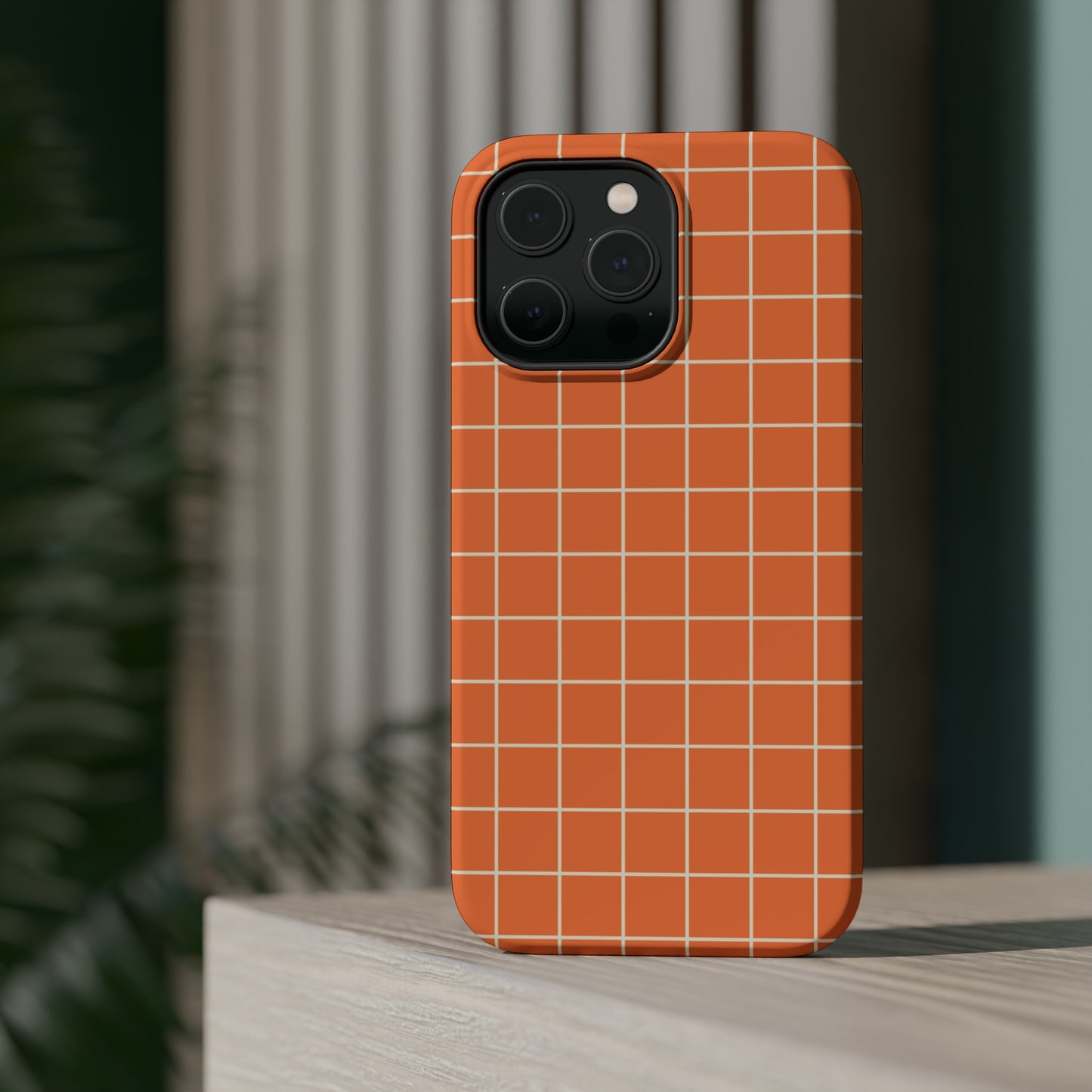 Tangerine Grid MagSafe Tough Case