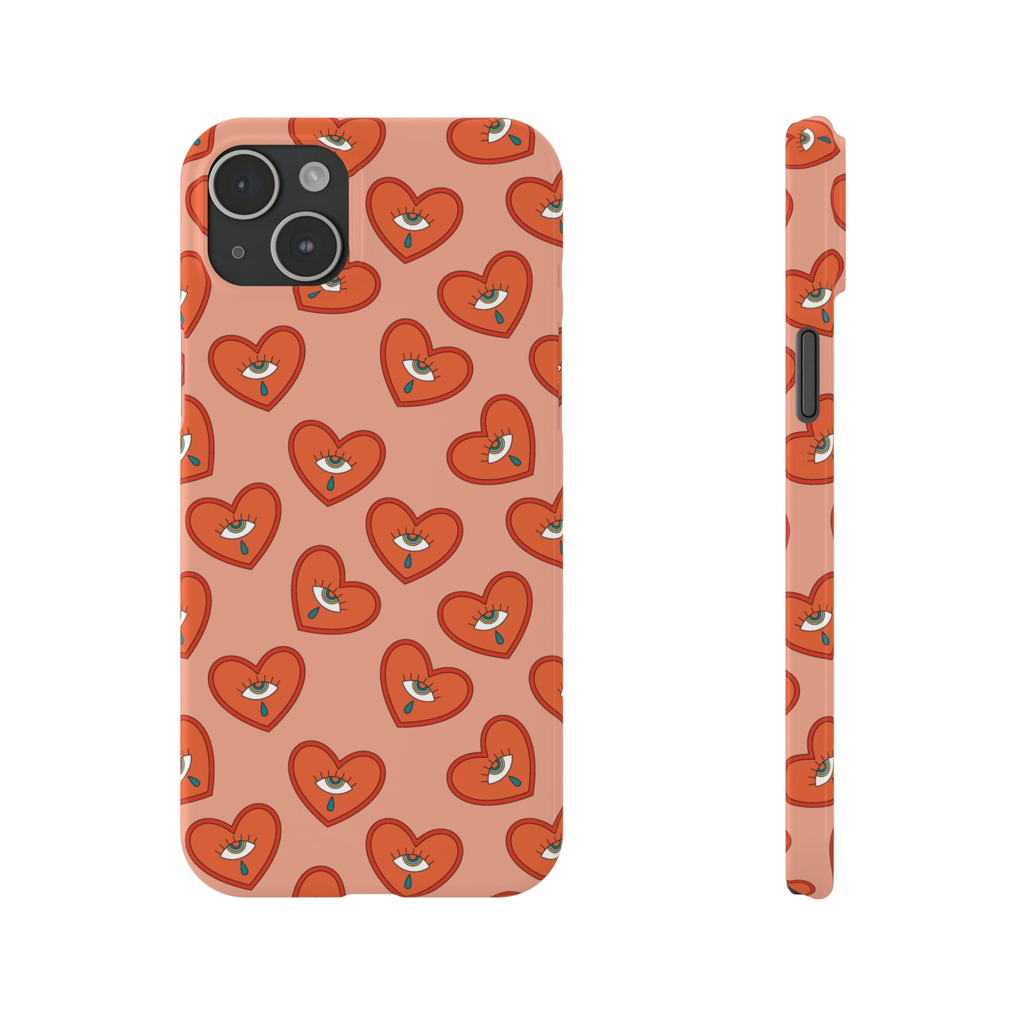 Psychedelic Heart Snap Case