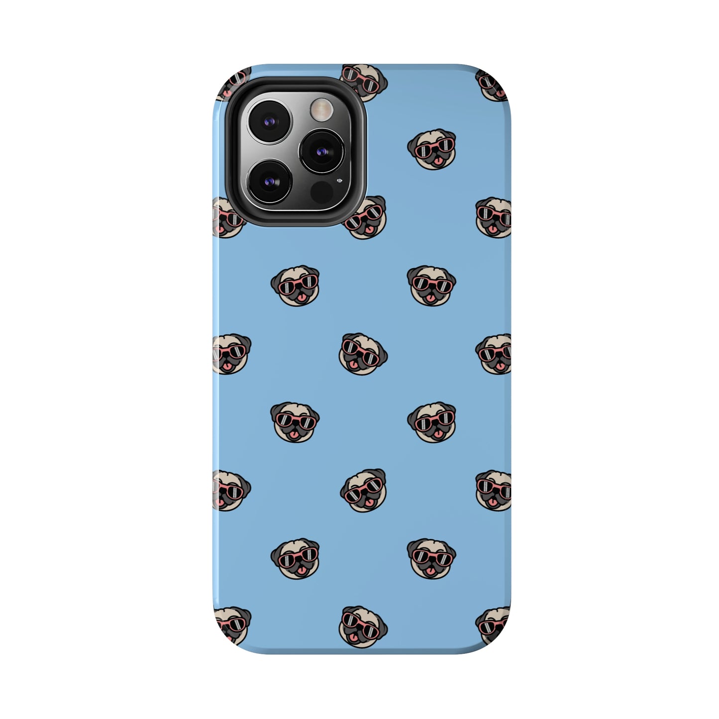 Pug Pattern Tough iPhone Case
