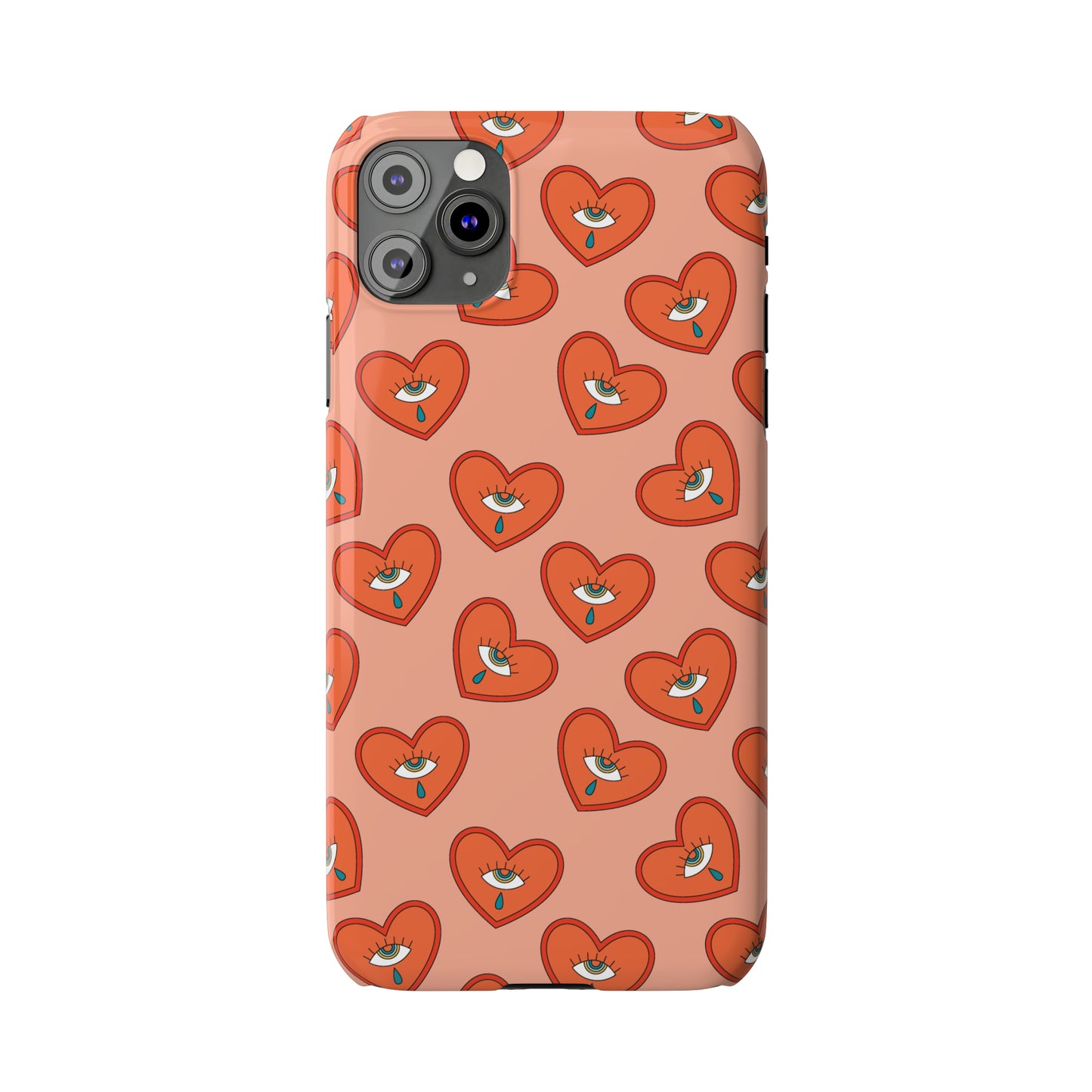 Psychedelic Heart Snap Case