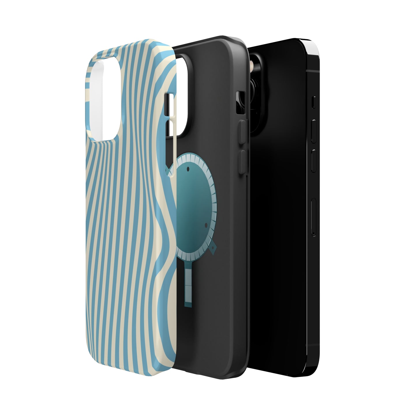 Aqua Swirl MagSafe Tough Case