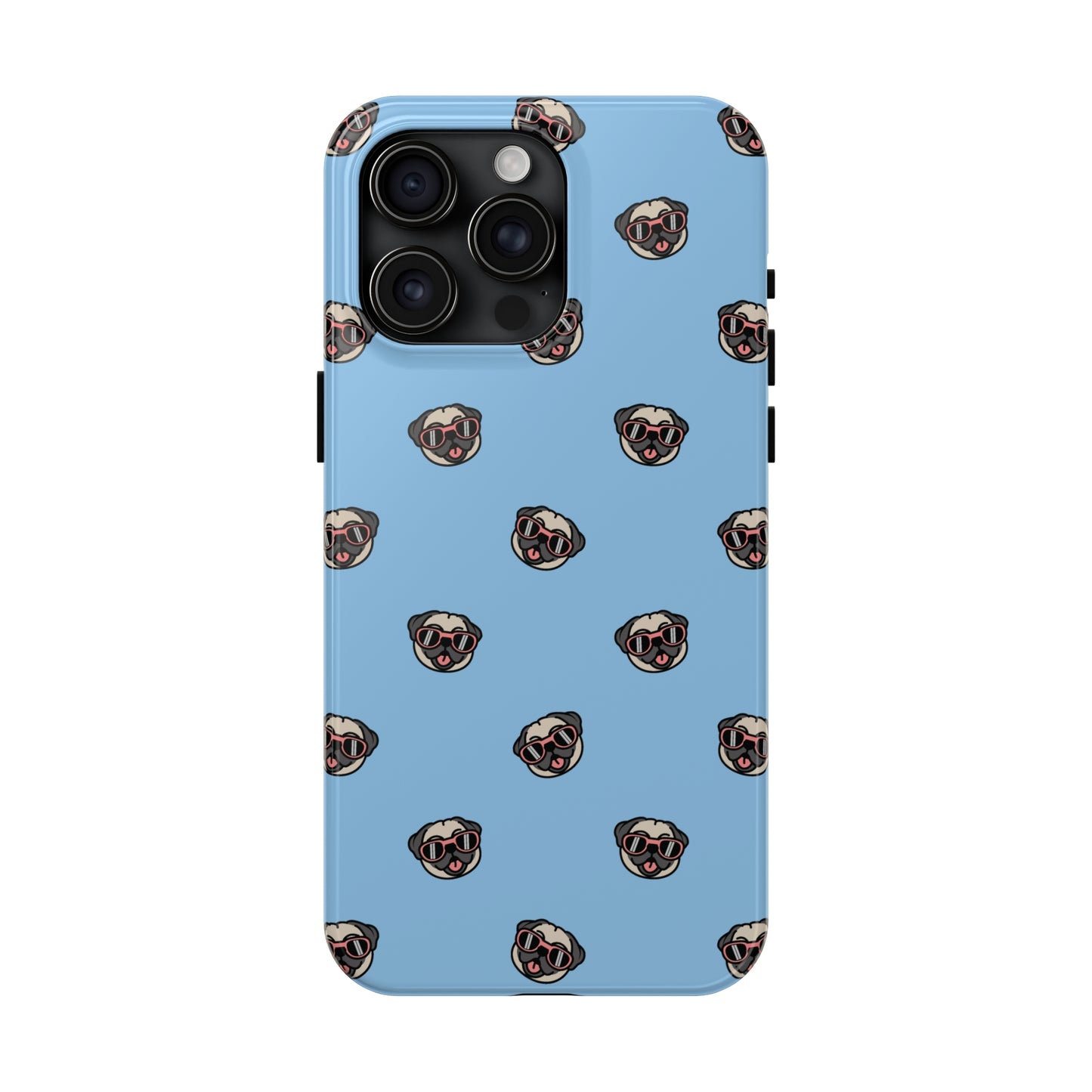 Pug Pattern Tough iPhone Case