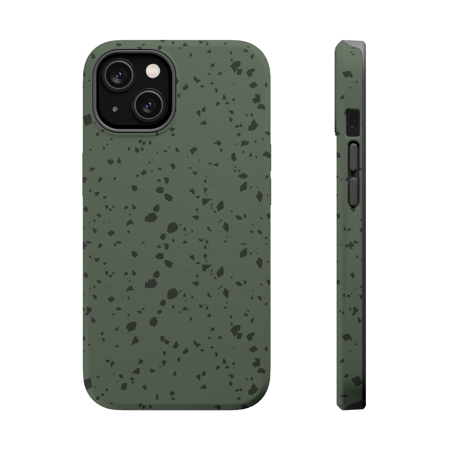 Olive Green Terrazzo MagSafe Tough Case