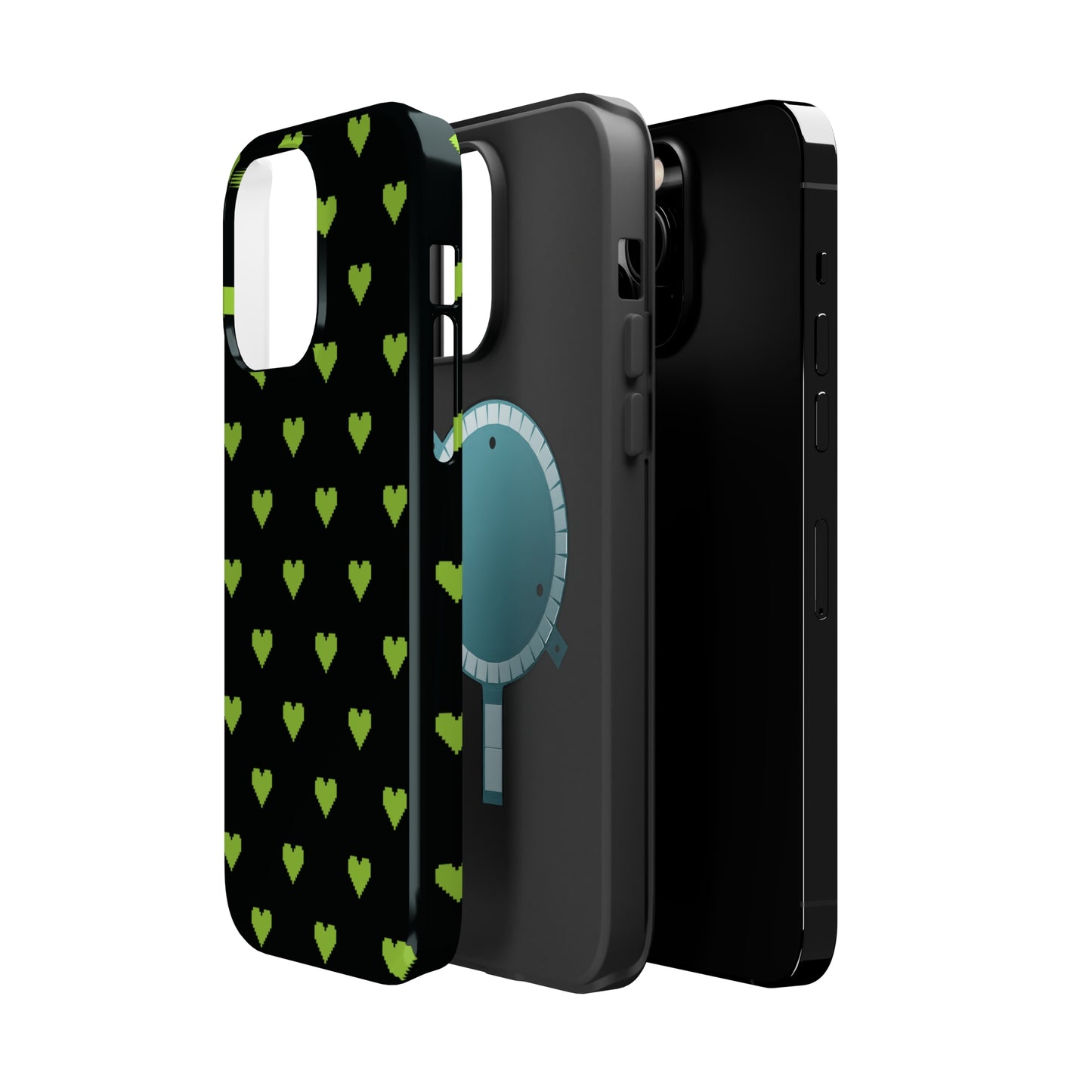 Pixelated Heart MagSafe Tough Case