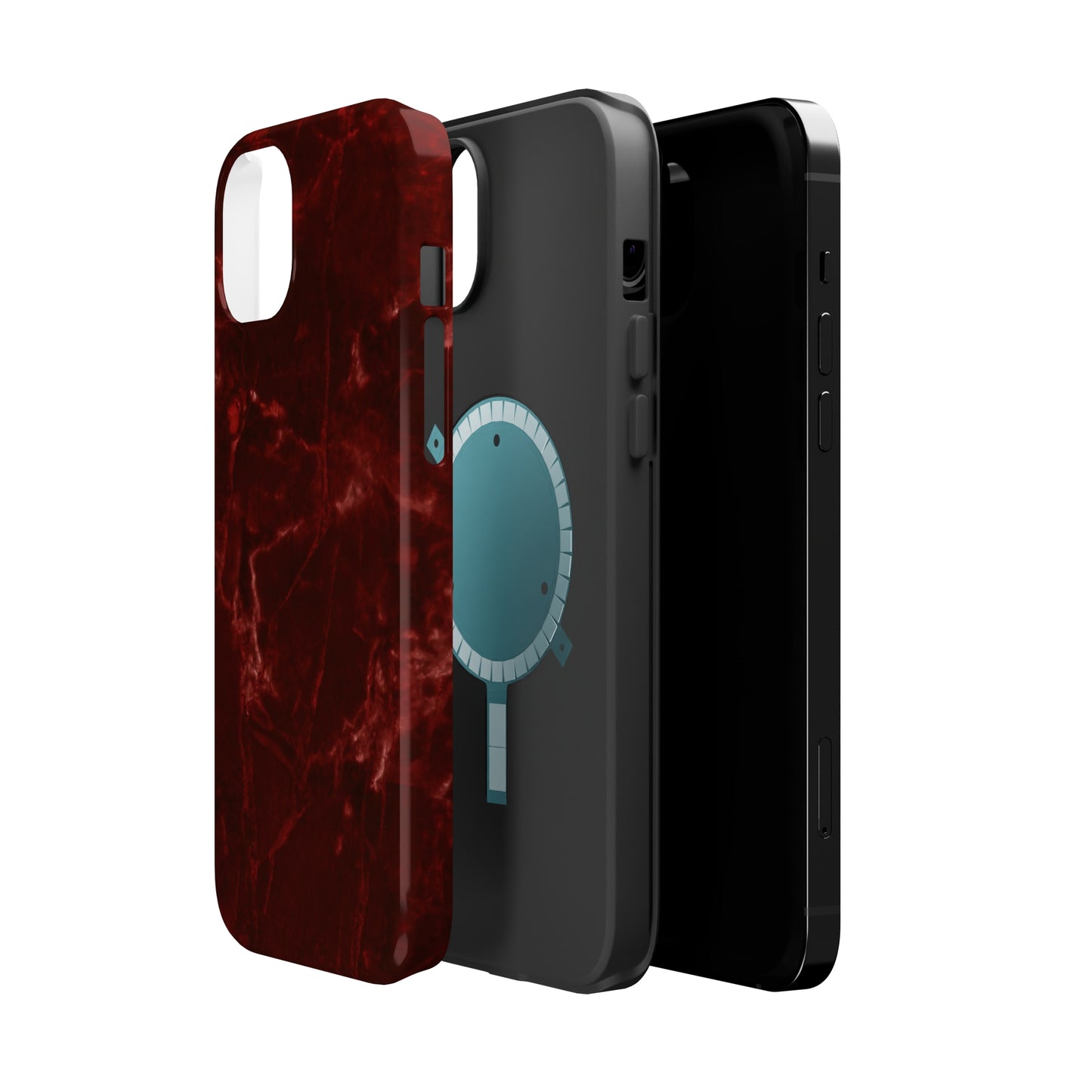 Red stone pattern MagSafe Tough Case