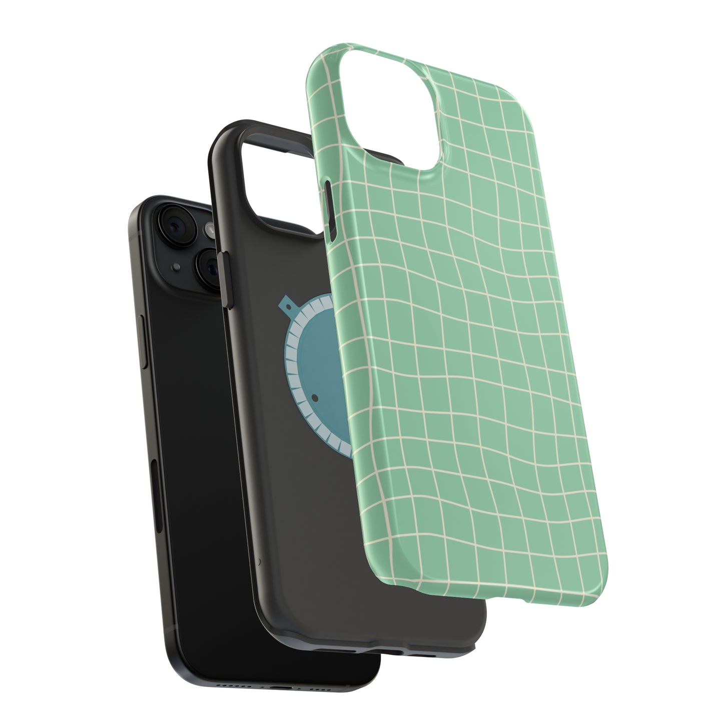 Pistachio Dizzy Grid MagSafe Tough Case
