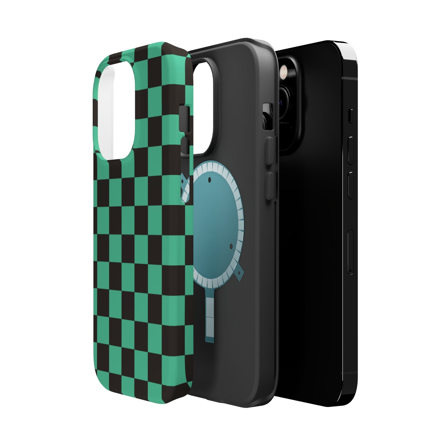 Green Checkers MagSafe Tough Case