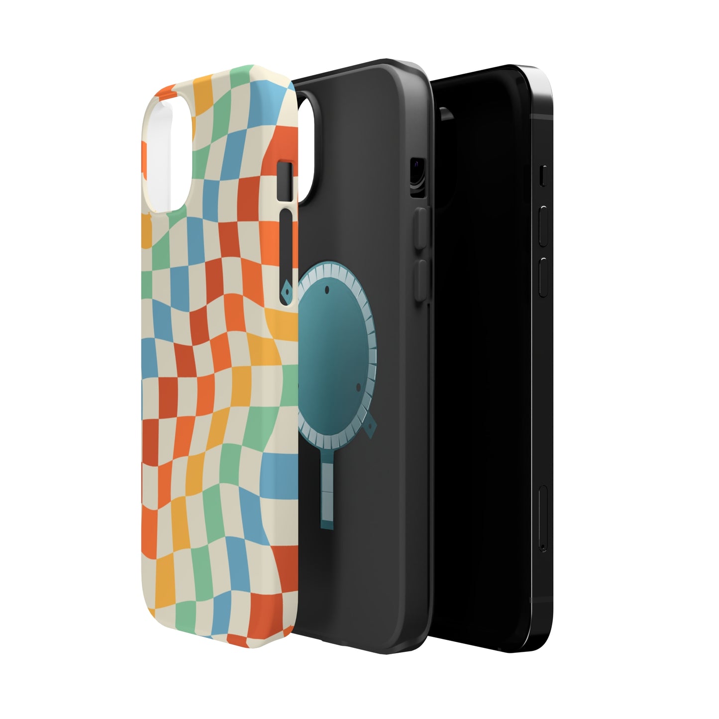 Retro Crazy Checkers MagSafe Tough Case