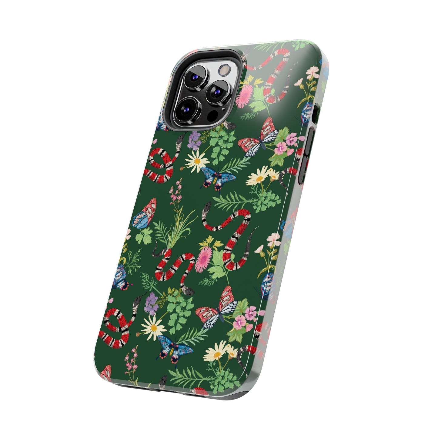 Tropical Chaos Pattern Tough iPhone Case