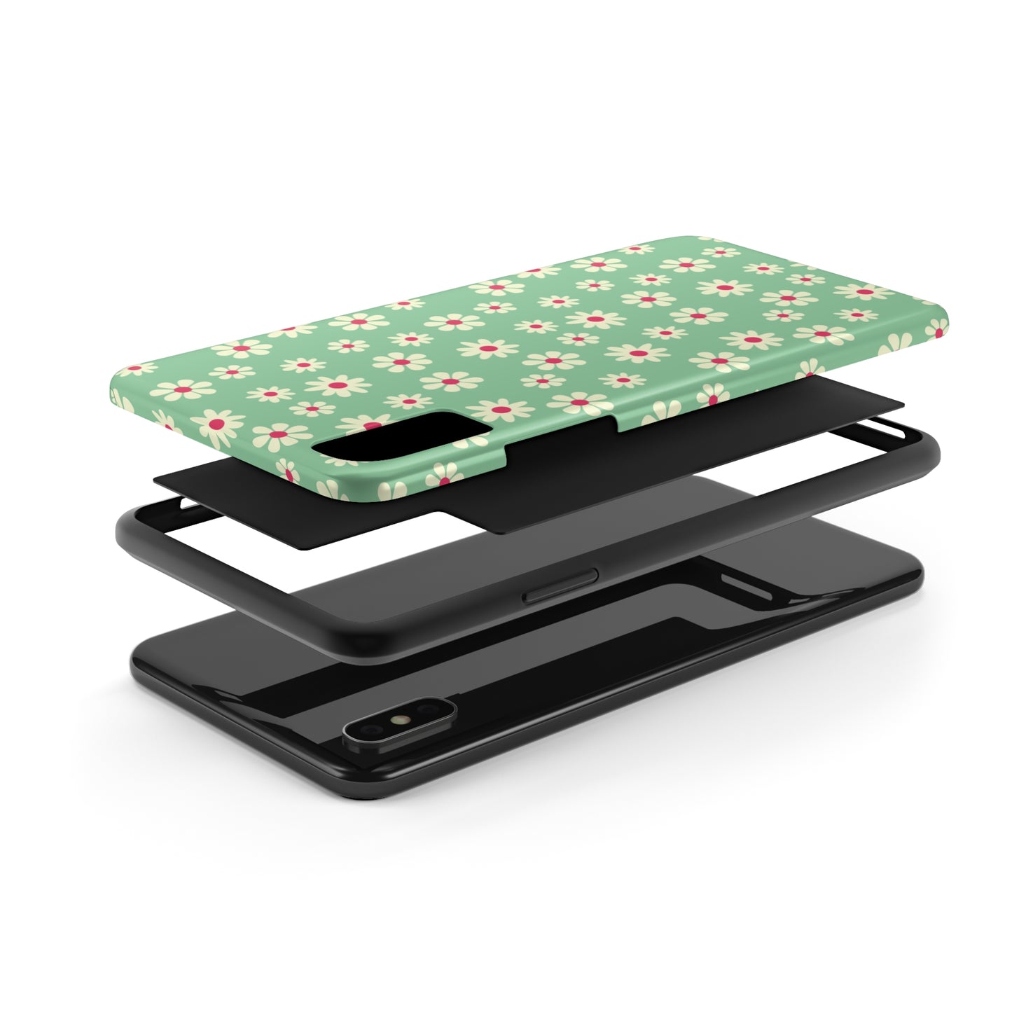 Retro Floral Tough iPhone Case