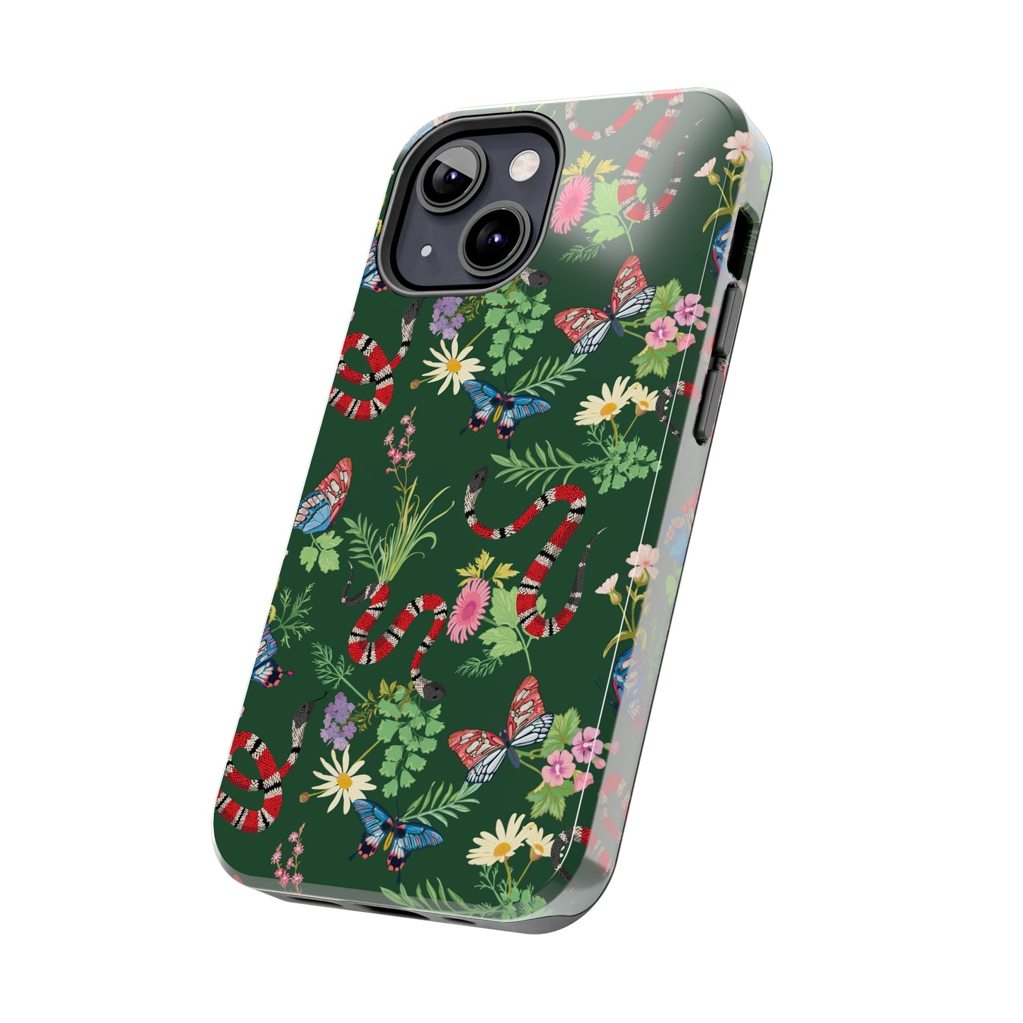 Tropical Chaos Pattern Tough iPhone Case