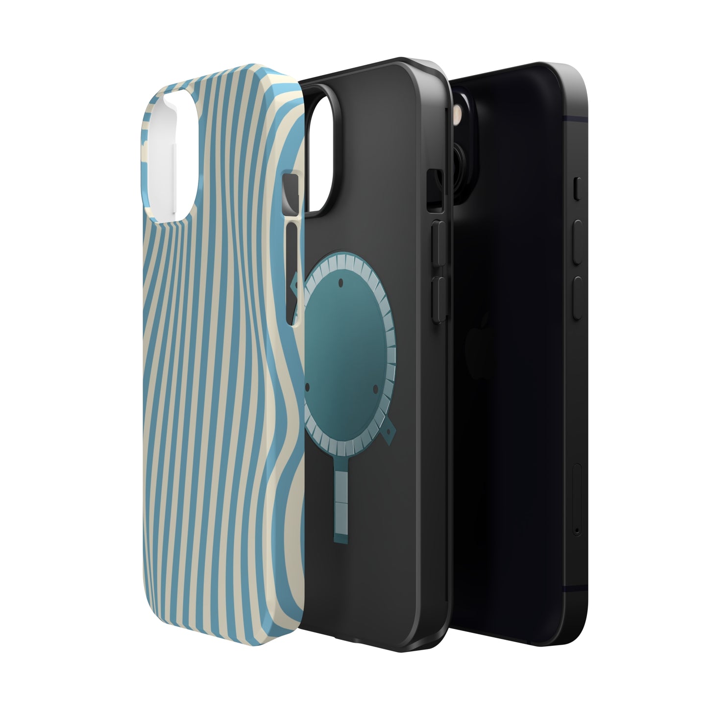 Aqua Swirl MagSafe Tough Case