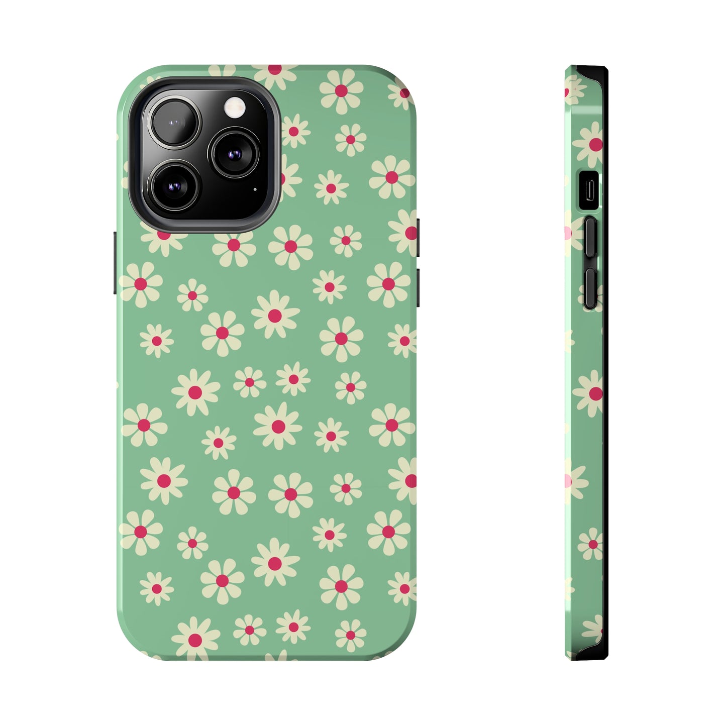 Retro Floral Tough iPhone Case