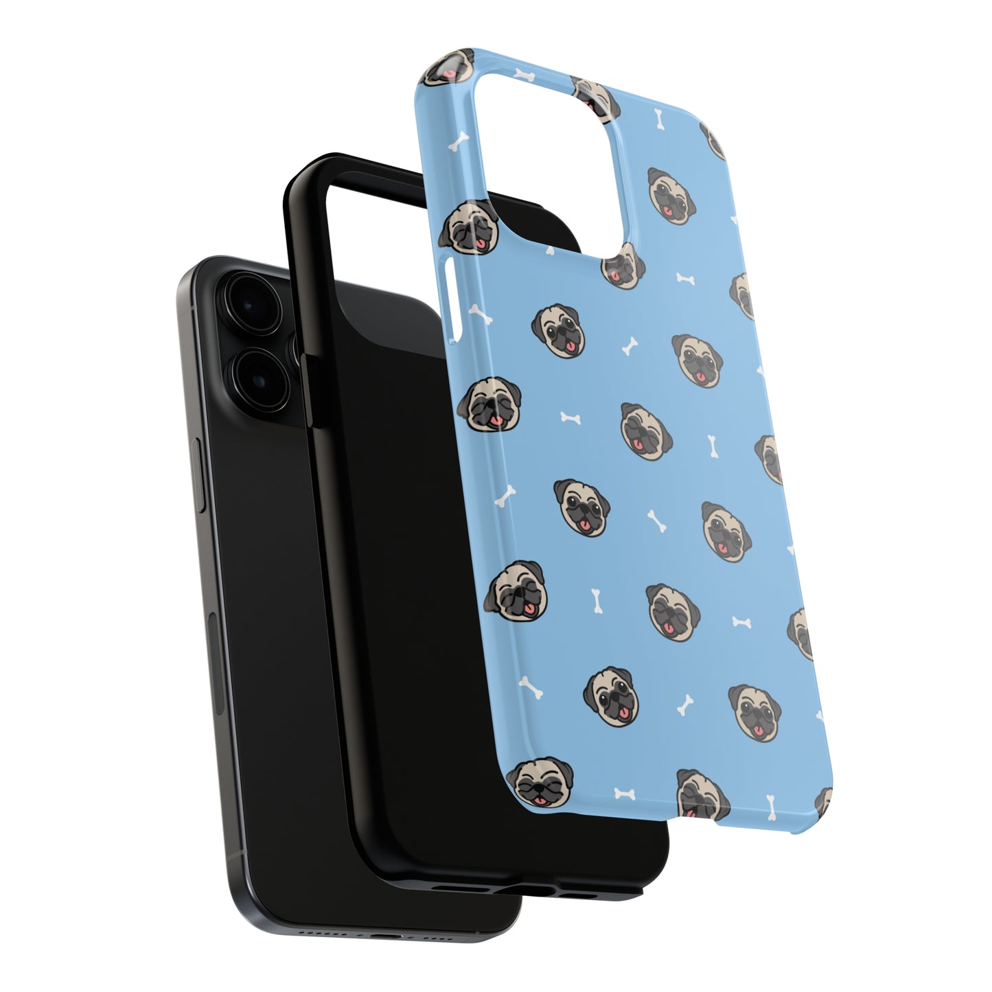 Pug & Bones Tough iPhone Case