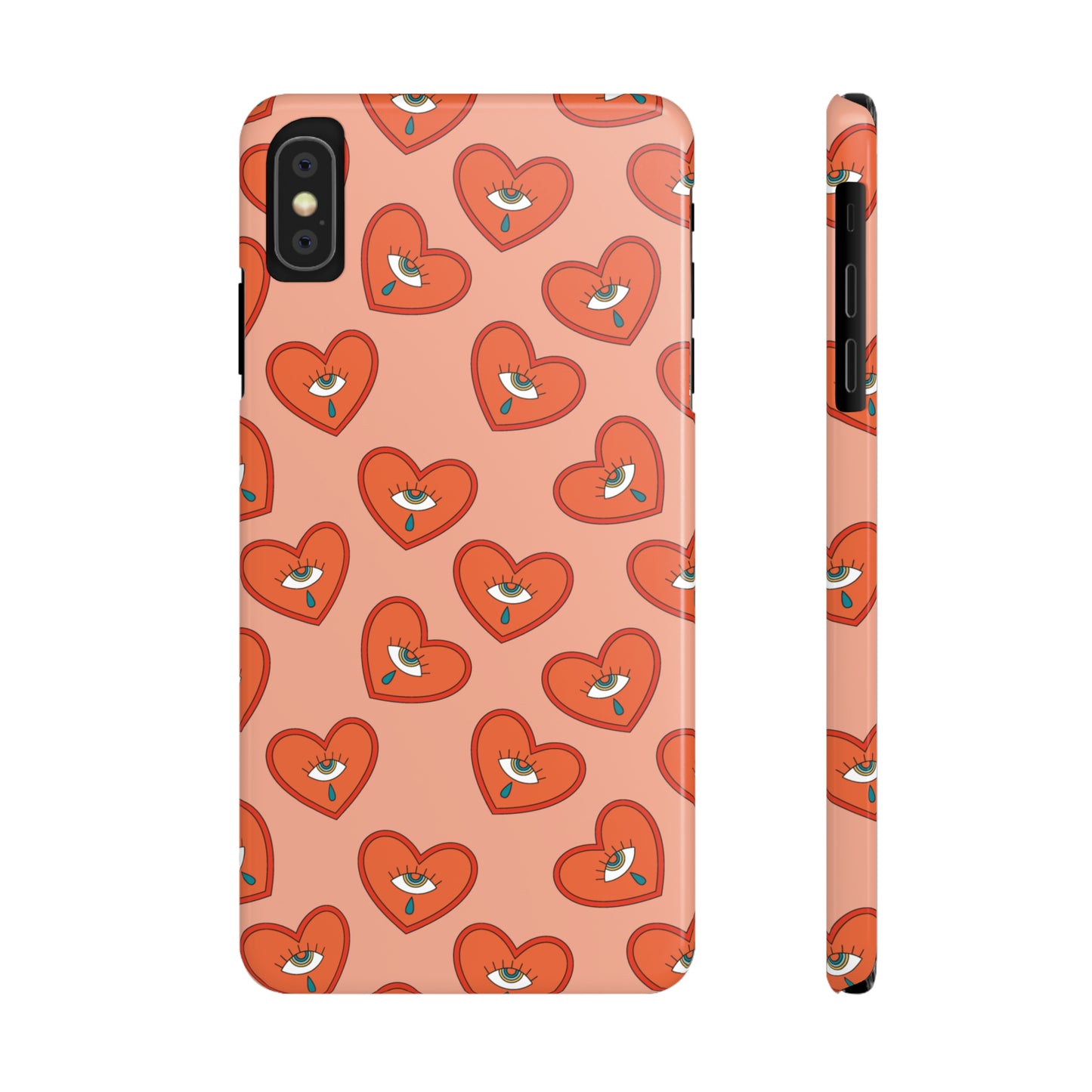 Psychedelic Heart Snap Case