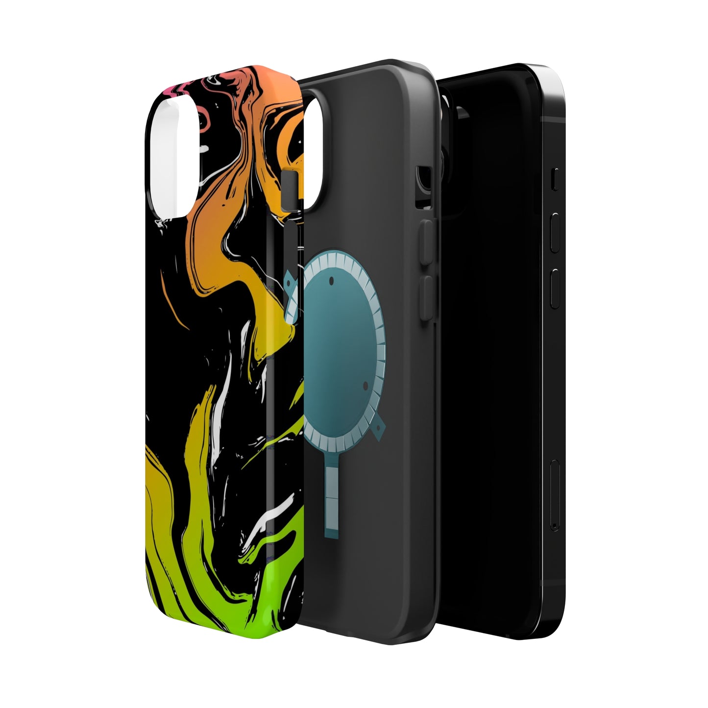Acid marble pattern MagSafe Tough Case