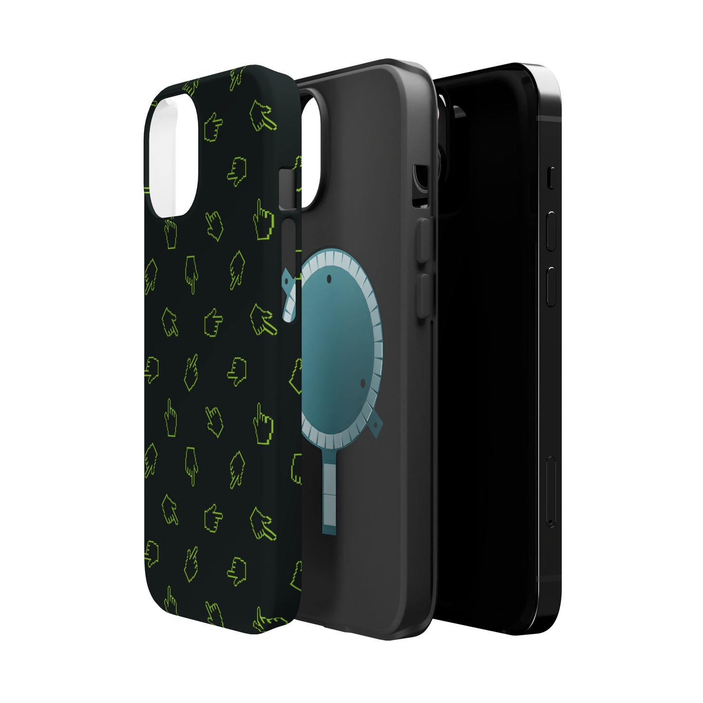 Pixelated Hand Cursor MagSafe Tough Case