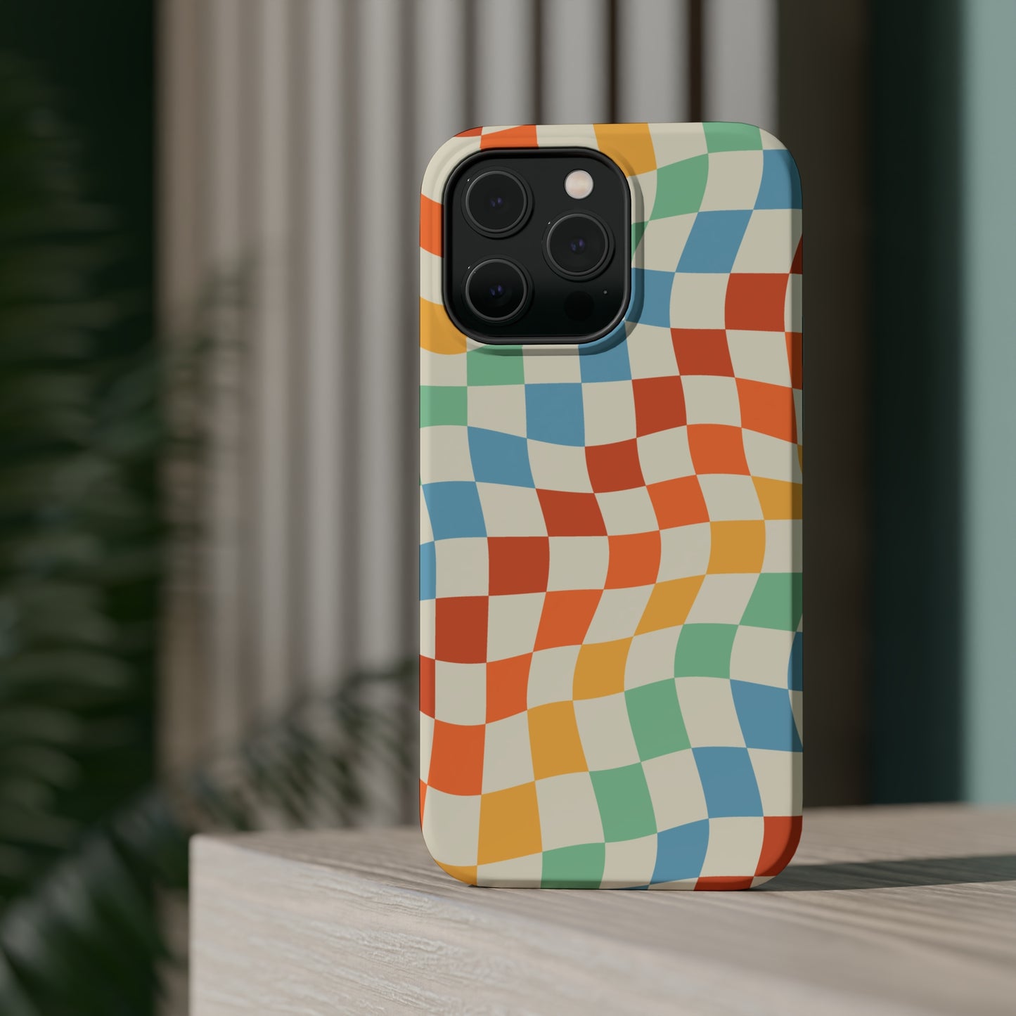 Retro Crazy Checkers MagSafe Tough Case