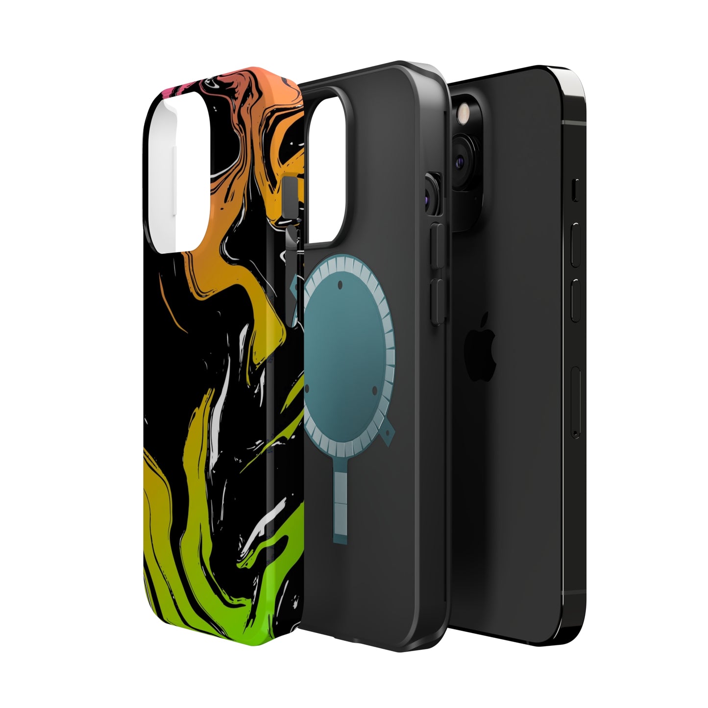 Acid marble pattern MagSafe Tough Case