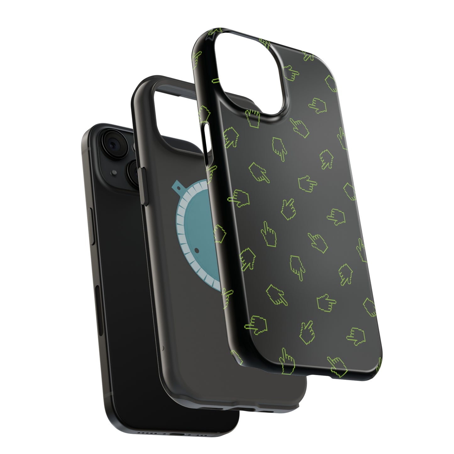 Pixelated Hand Cursor MagSafe Tough Case
