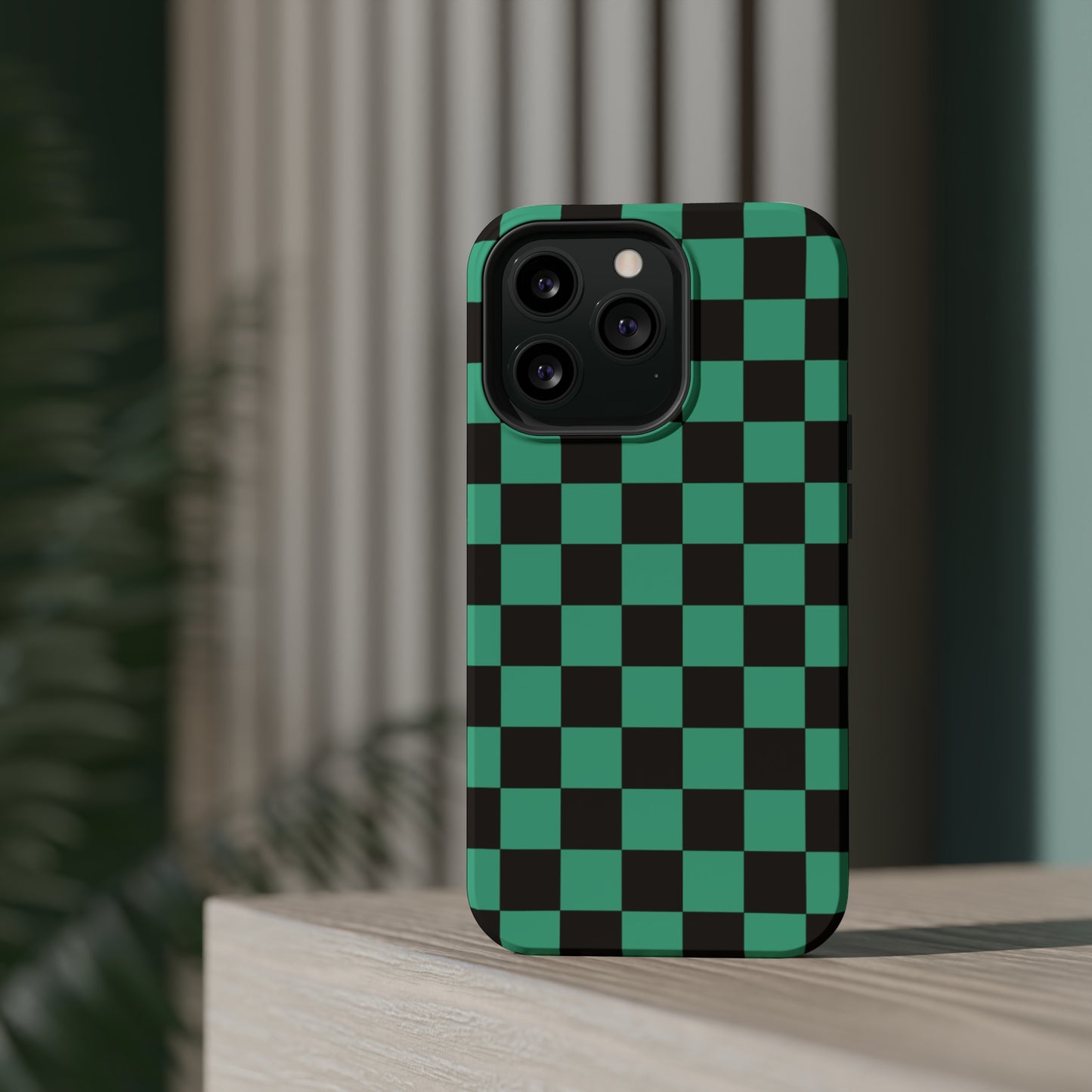 Green Checkers MagSafe Tough Case
