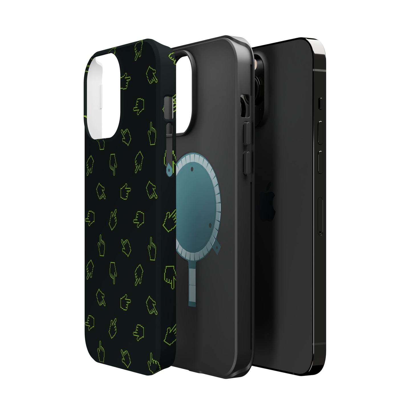 Pixelated Hand Cursor MagSafe Tough Case