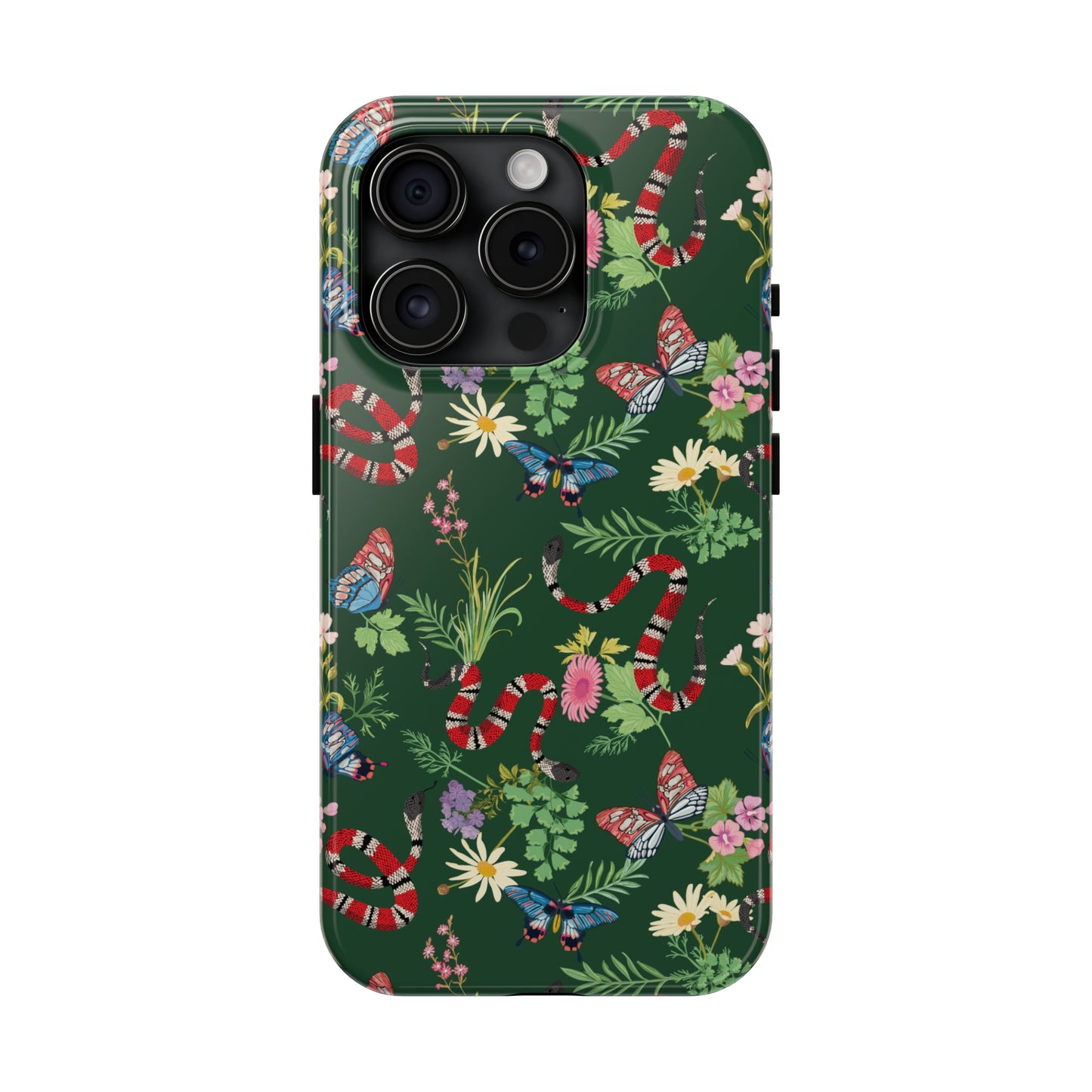 Tropical Chaos Pattern Tough iPhone Case