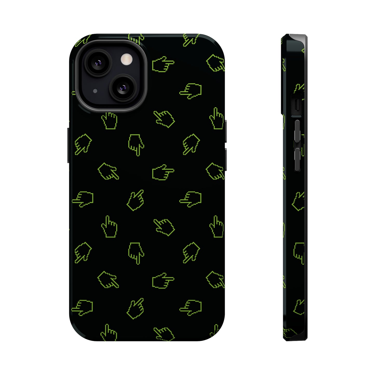 Pixelated Hand Cursor MagSafe Tough Case