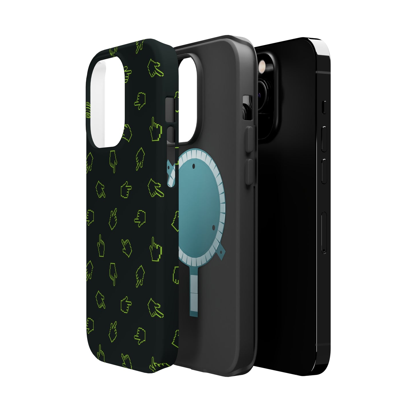 Pixelated Hand Cursor MagSafe Tough Case
