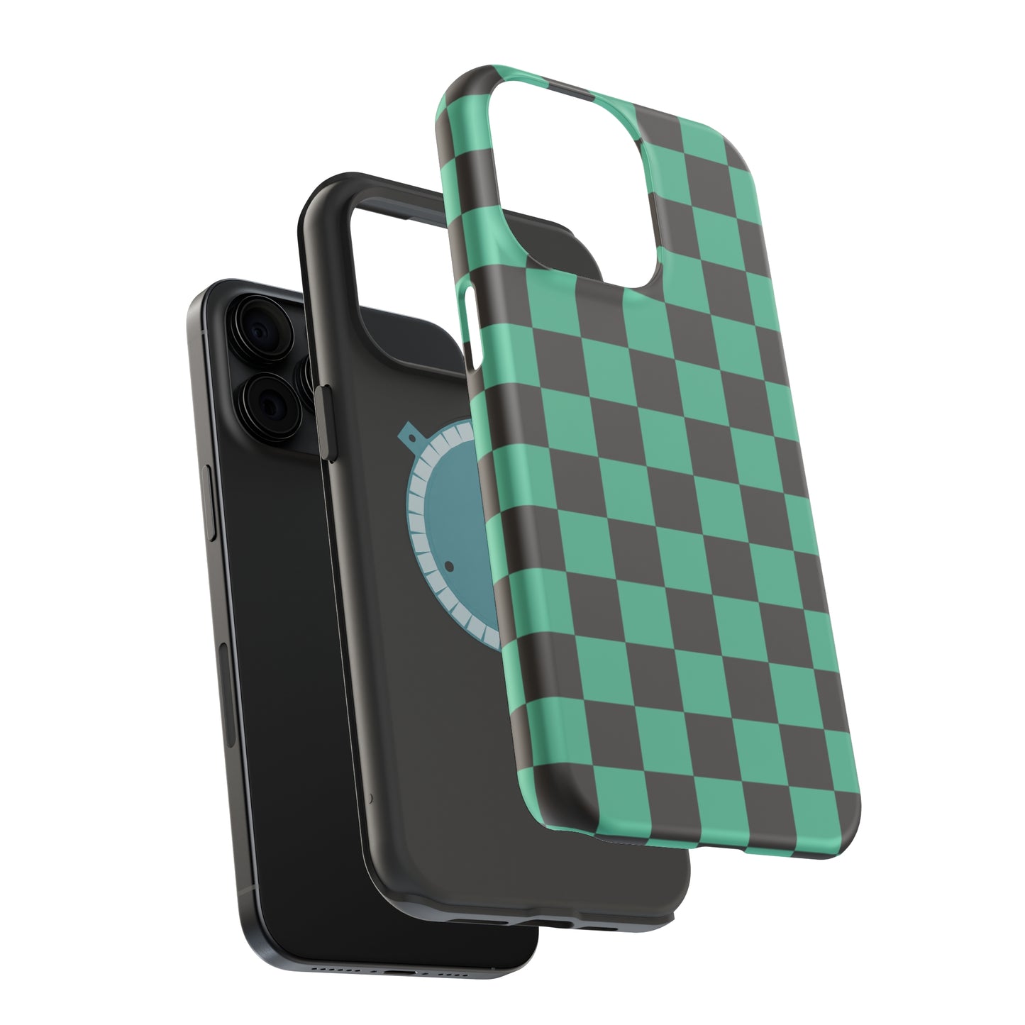 Green Checkers MagSafe Tough Case