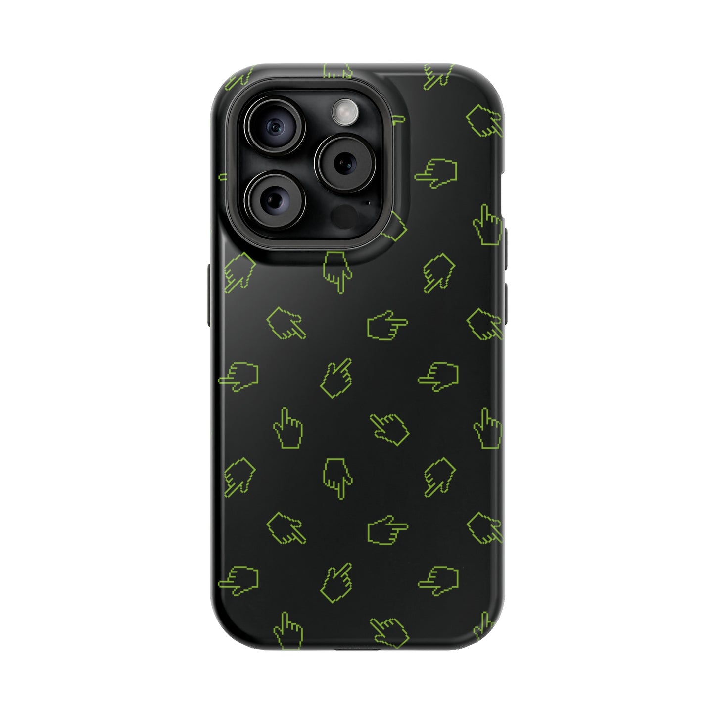 Pixelated Hand Cursor MagSafe Tough Case