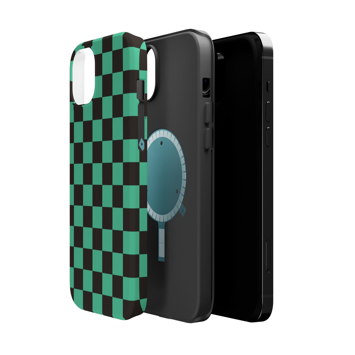 Green Checkers MagSafe Tough Case