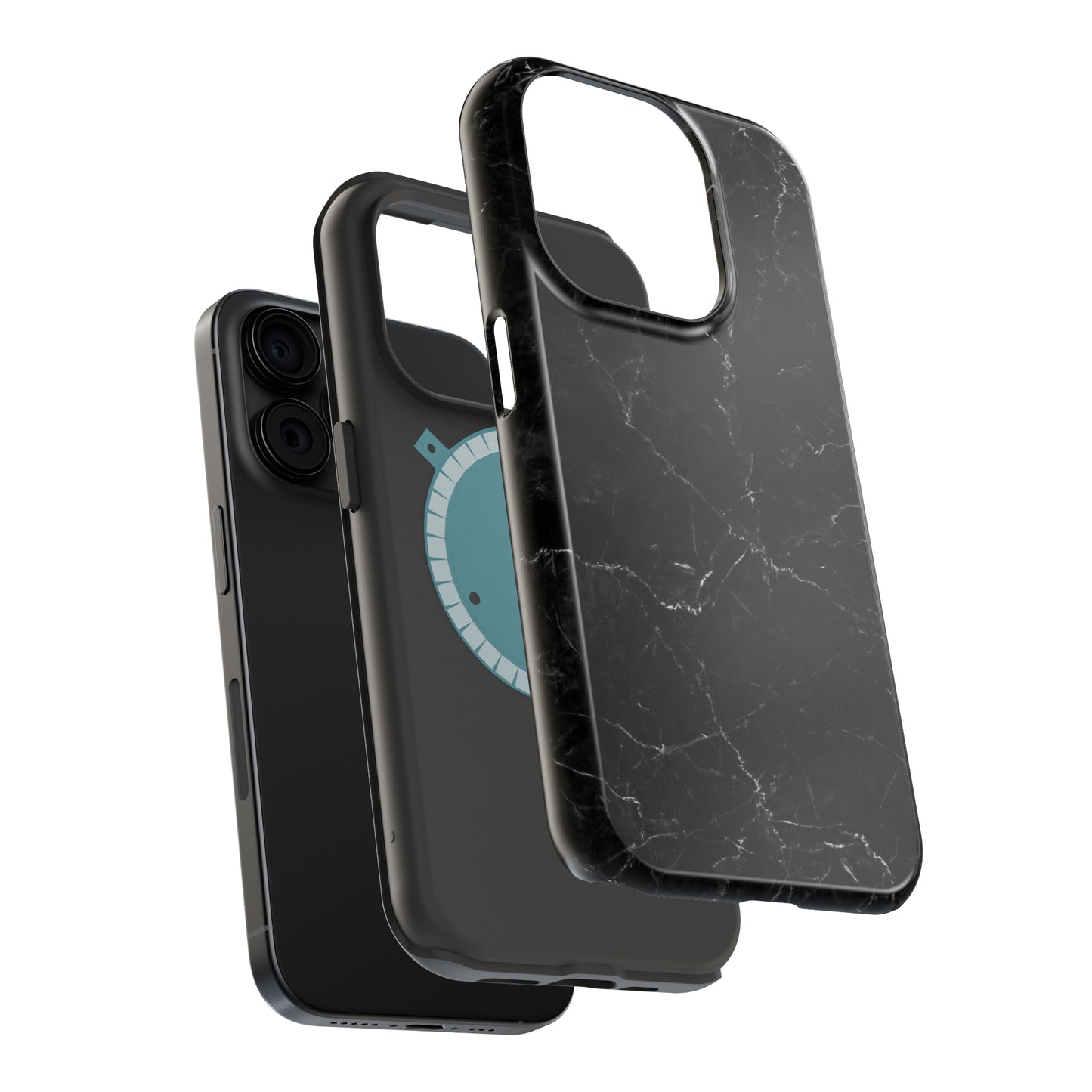 Marquina Black MagSafe Tough Case