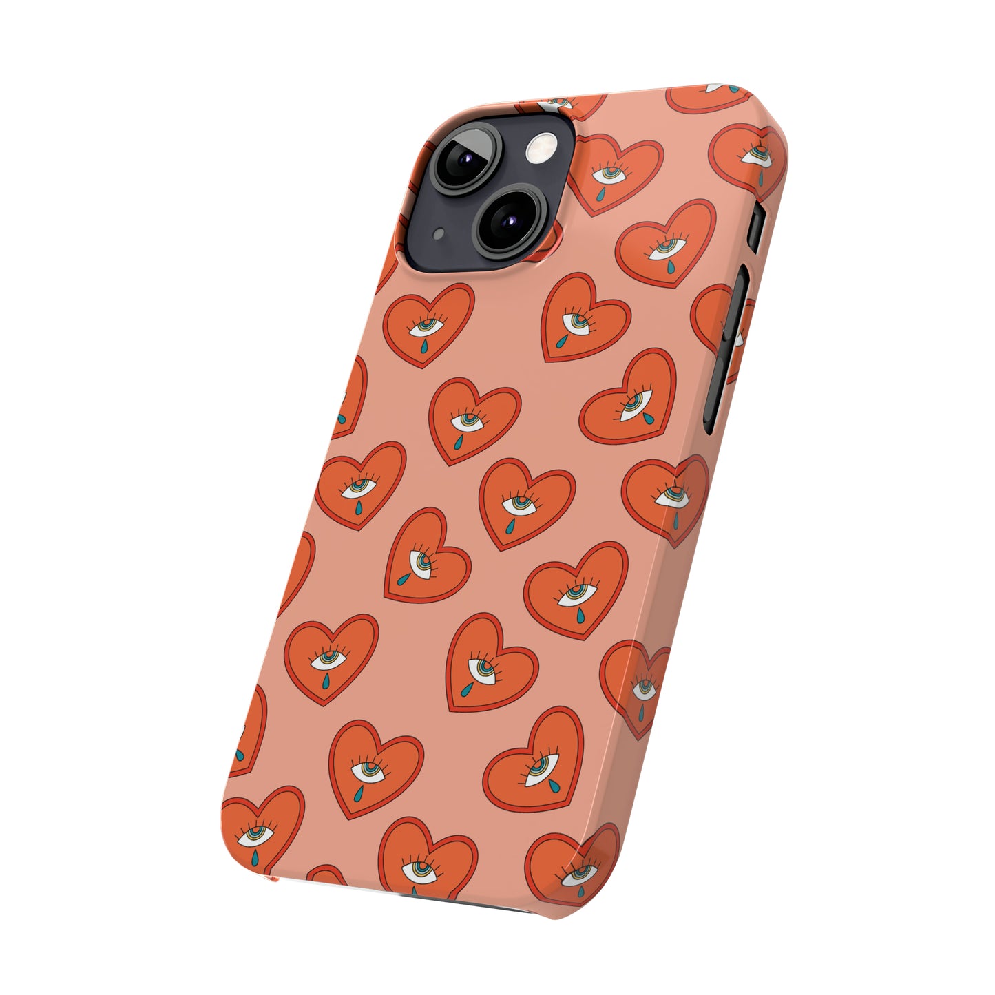 Psychedelic Heart Snap Case