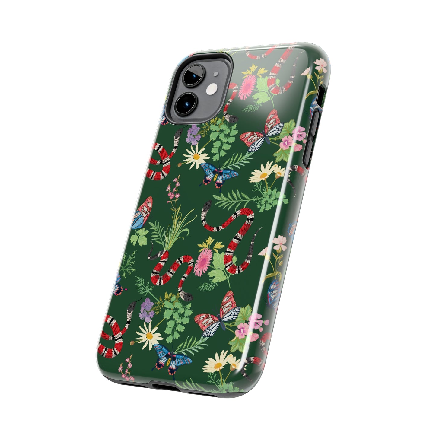 Tropical Chaos Pattern Tough iPhone Case