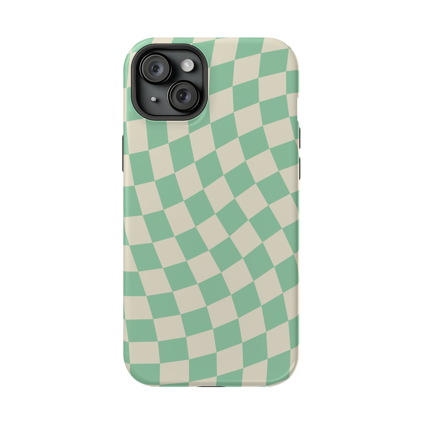 Pistachio Checkers MagSafe Tough Case