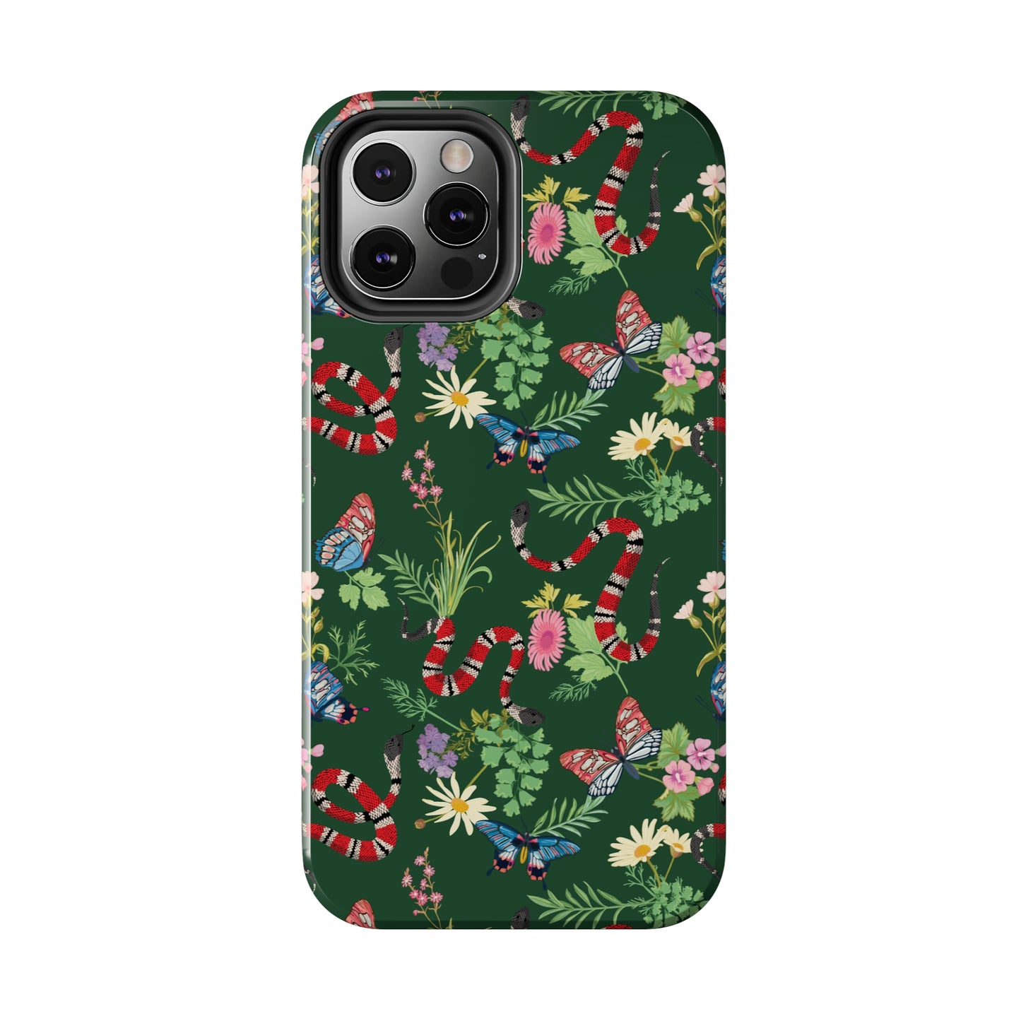 Tropical Chaos Pattern Tough iPhone Case