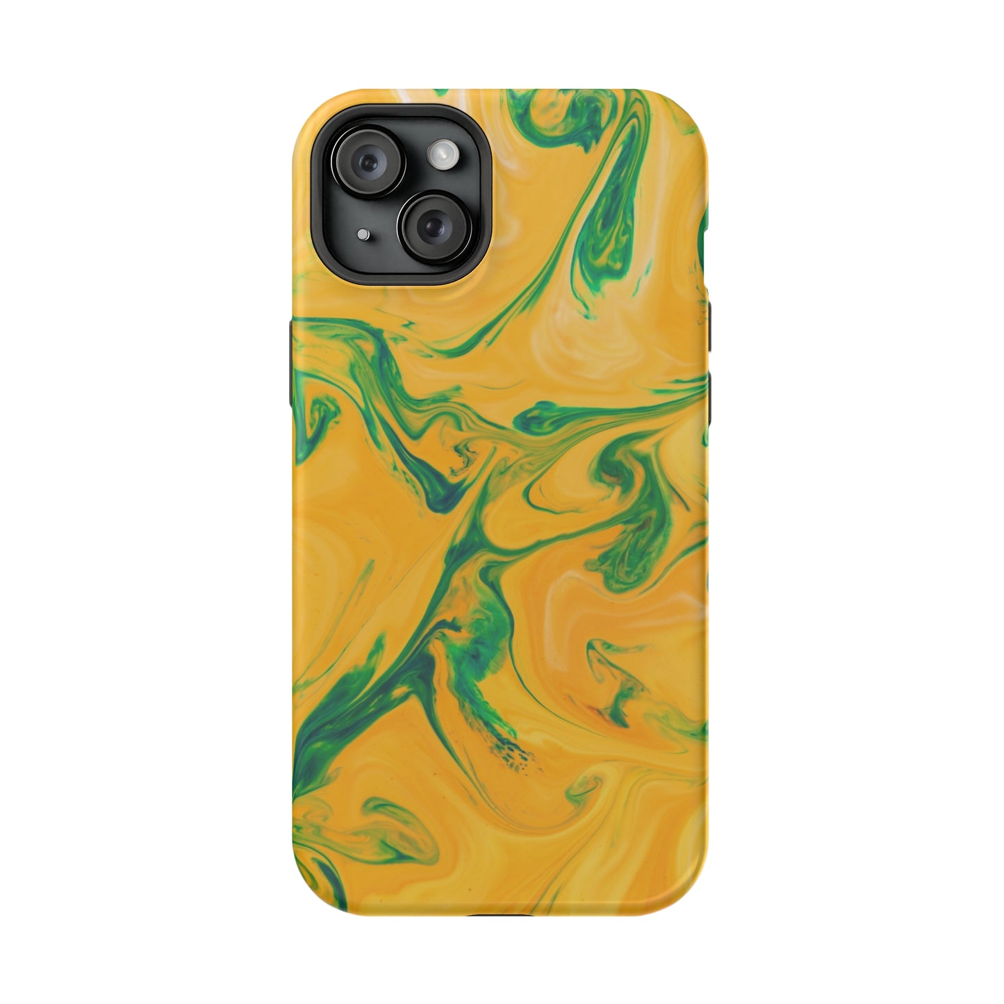 Lime Liquid marble MagSafe Tough Case