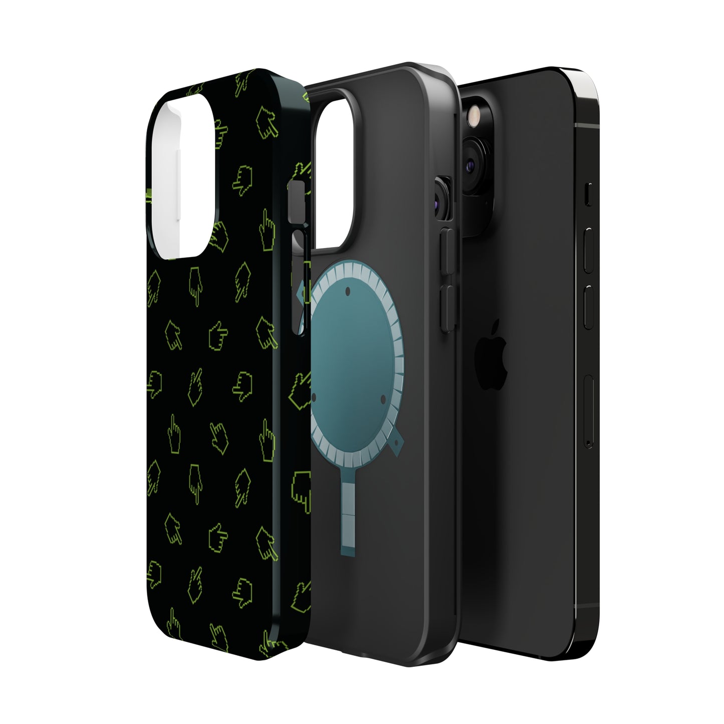 Pixelated Hand Cursor MagSafe Tough Case
